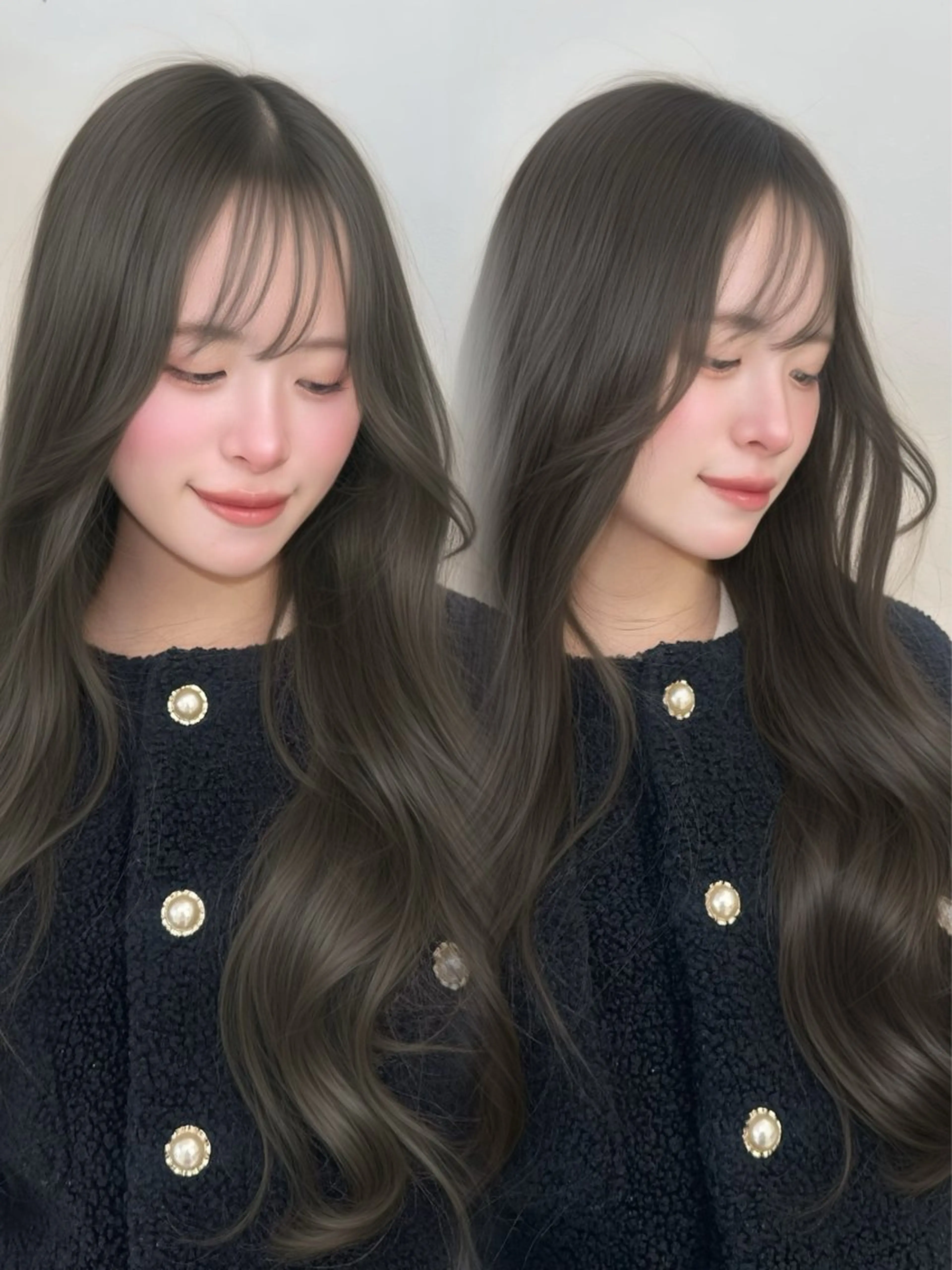 ロング カラー ヘアカラー ヘアセット 上品モテヘア🩶 karen🩶のヘアスタイル