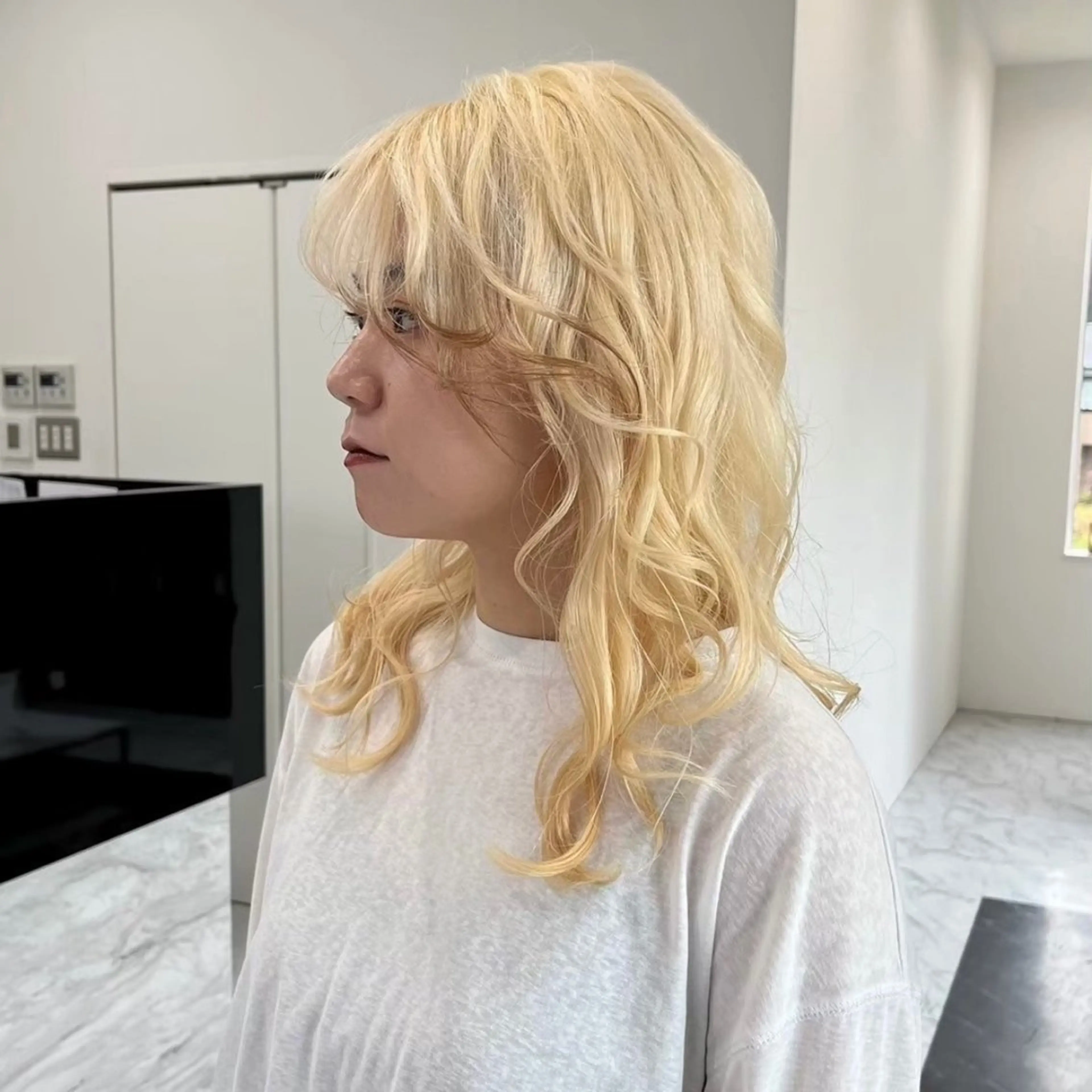 ロング カラー ハイトーンブリーチ 名古屋/FUTOのヘアスタイル