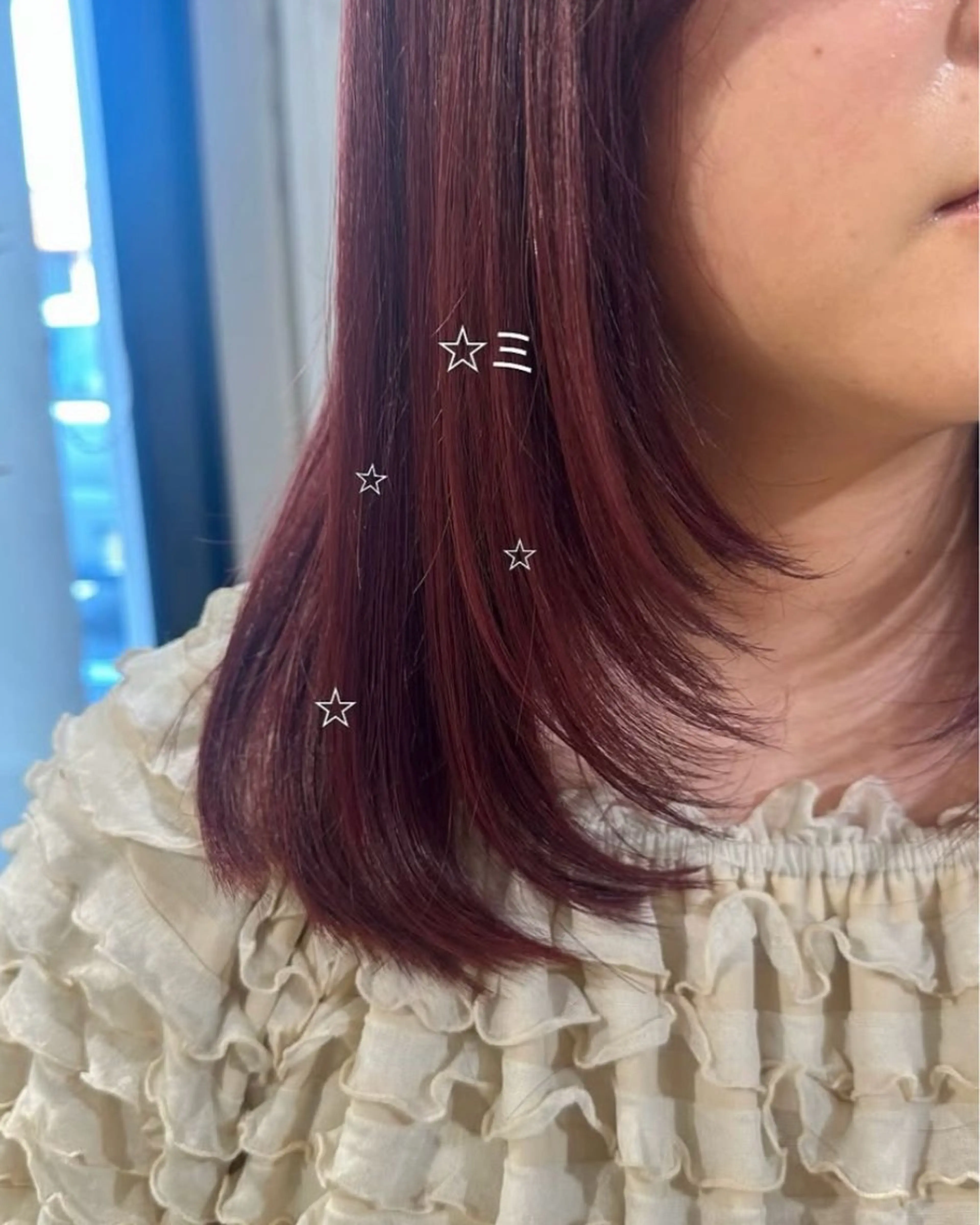 カラー 髙橋 美妃のヘアスタイル