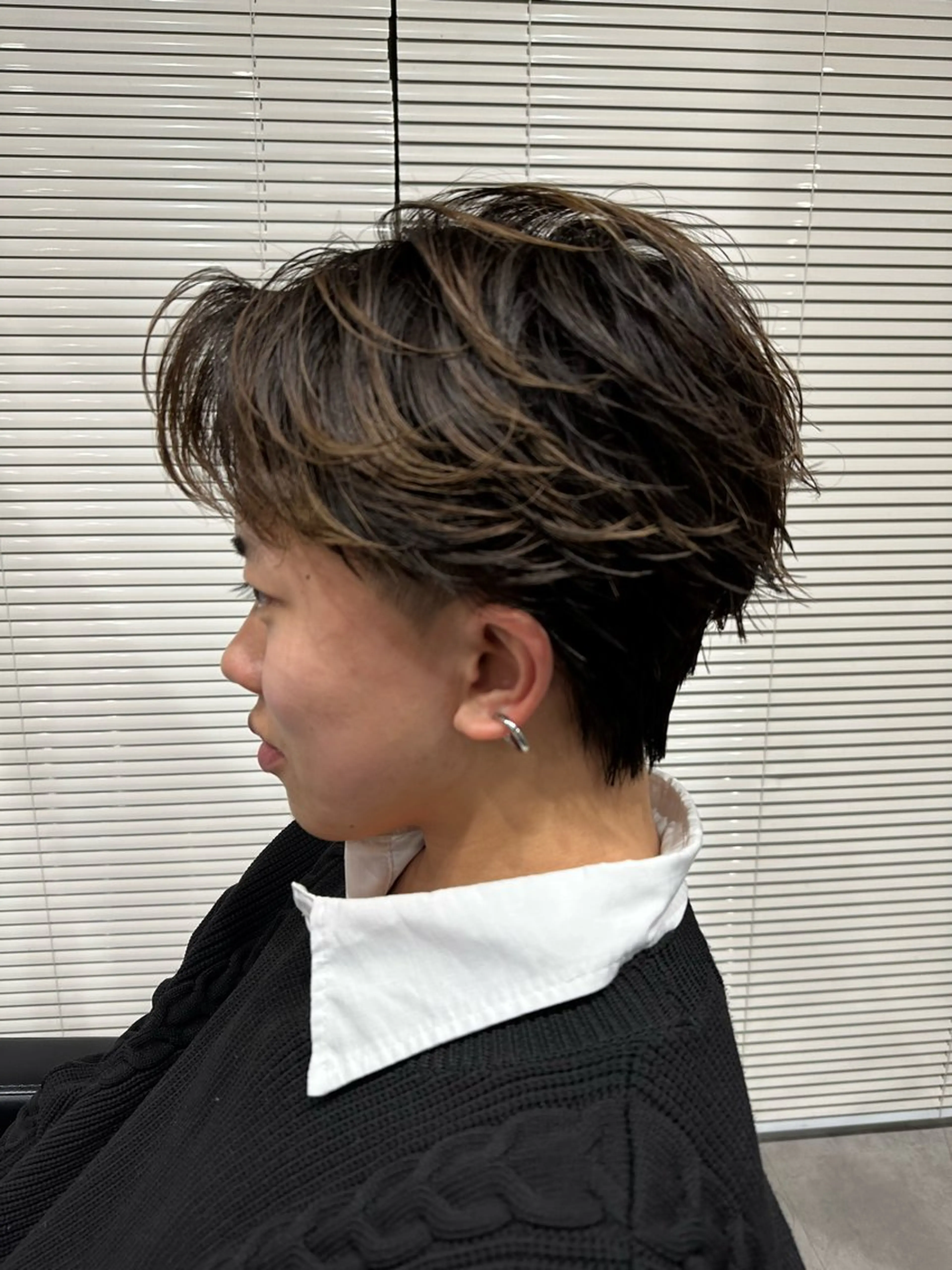 ショート パーマ メンズ フェザーパーマ メンズパーマ カット パーマ ユウ🪄 パーマ指名No1のヘアスタイル