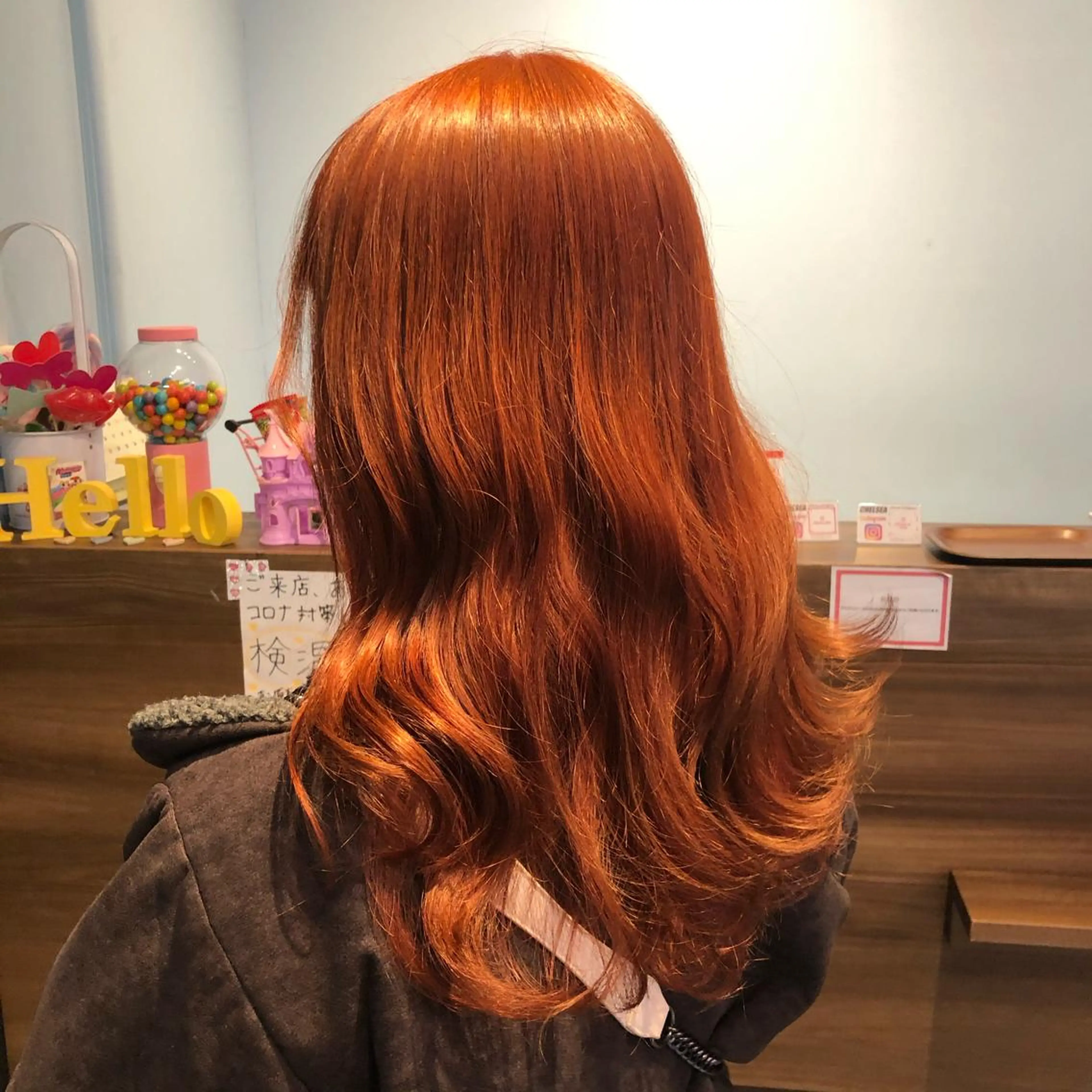 ロング ワンホンレイヤー 福岡天神RAIRAのヘアスタイル