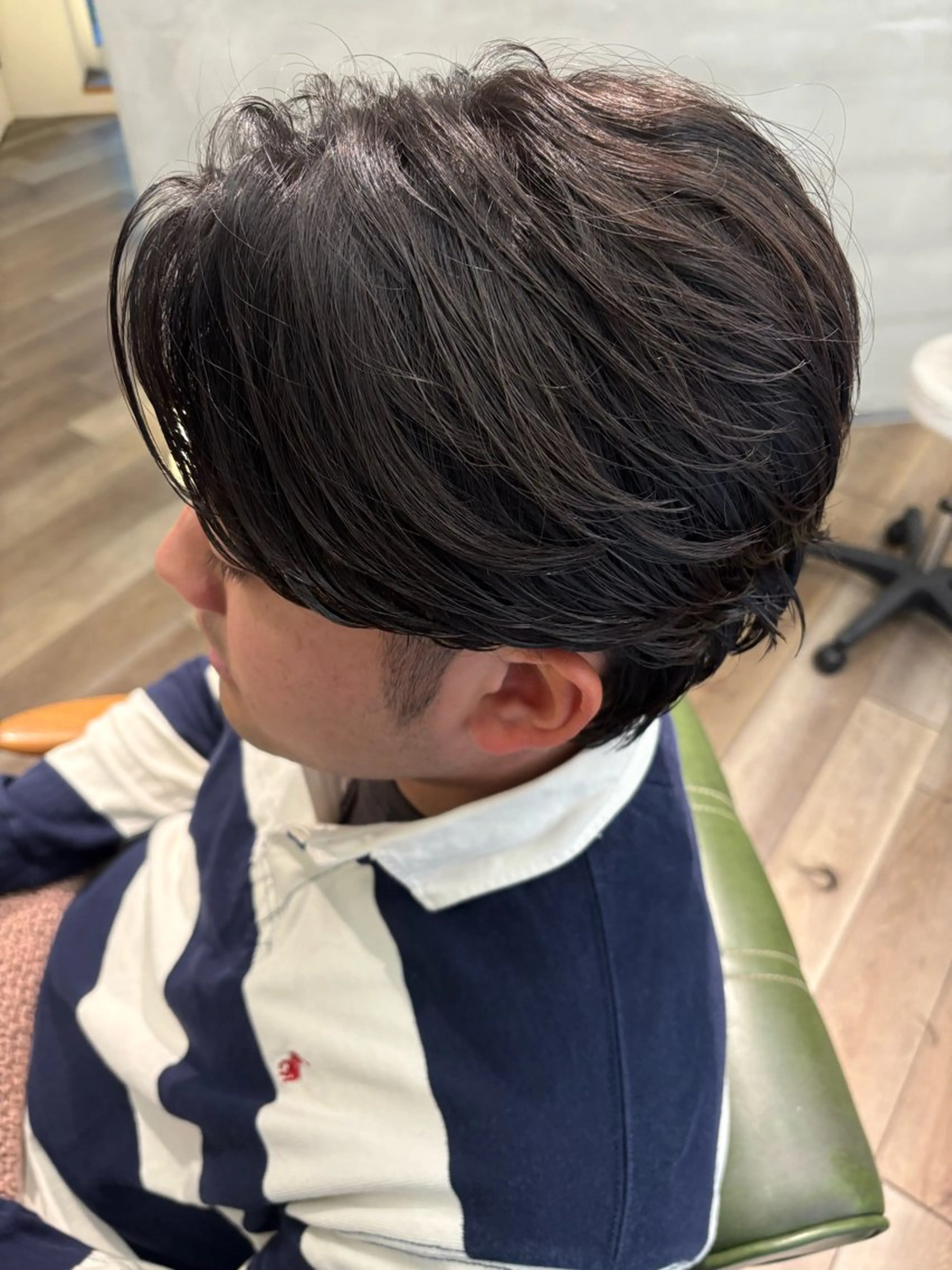 パーマ メンズ カット パーマ 鮫島海斗☆レイヤー☆ ケアブリーチ☆パーマのヘアスタイル