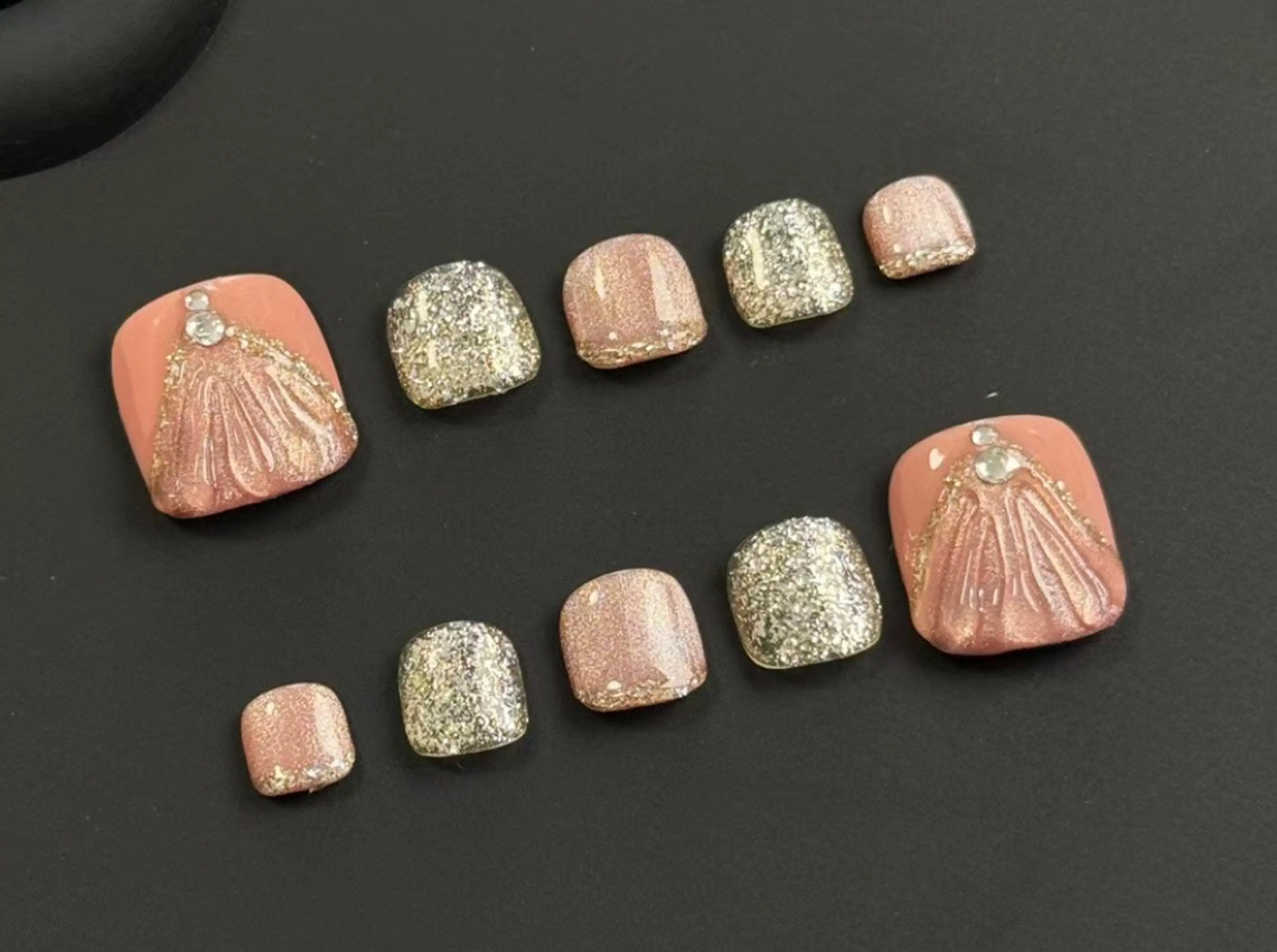 ネイル フットネイル ラベンダー💖日暮里 ルル💖ネイルのネイルデザイン