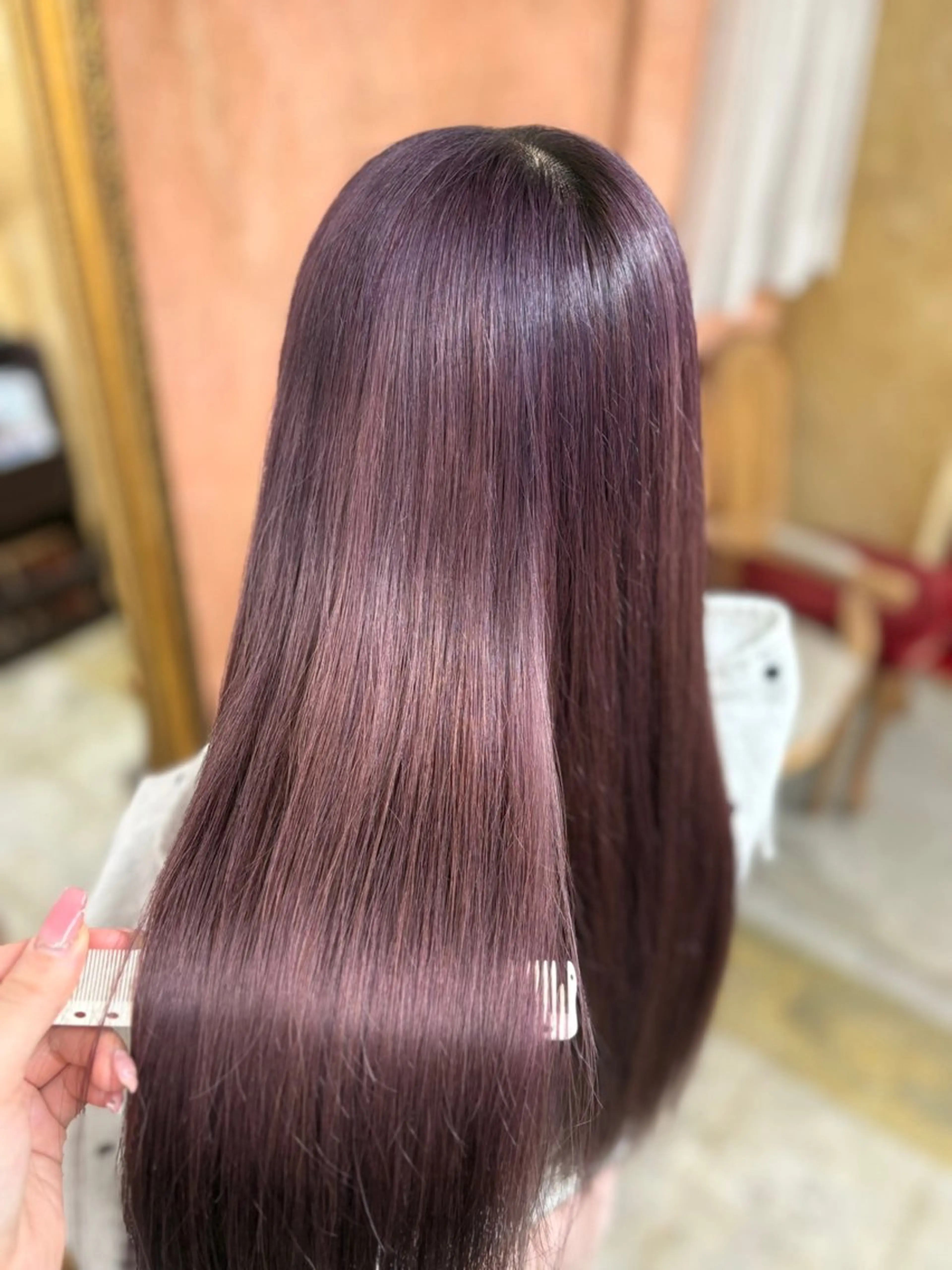 ロング ヘアカラー トリートメント Retsu /UniQのヘアスタイル