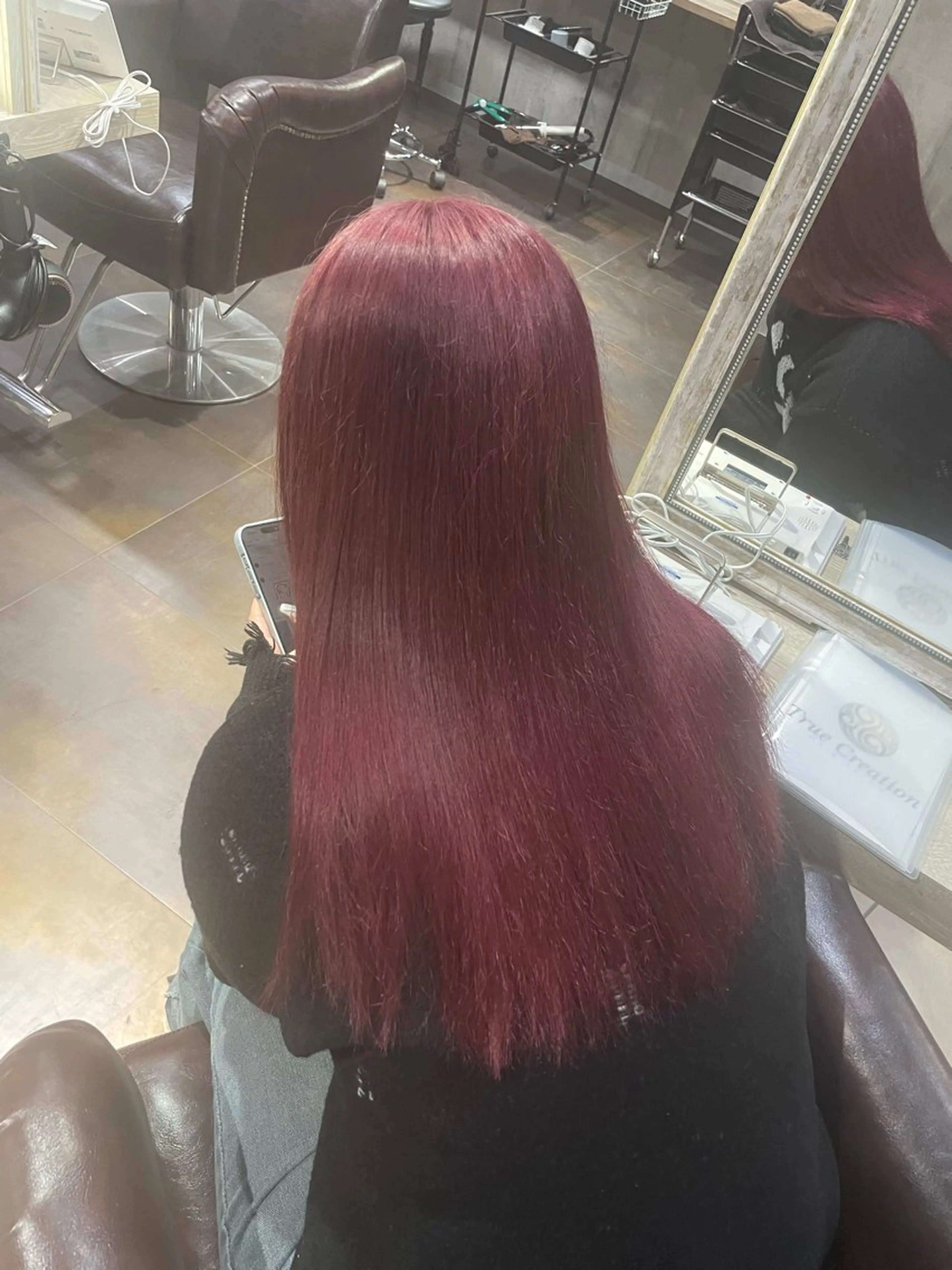 ロング カラー ヘアアレンジ 渋谷のブリーチカラー シェフ🧑‍🍳蓮のヘアスタイル