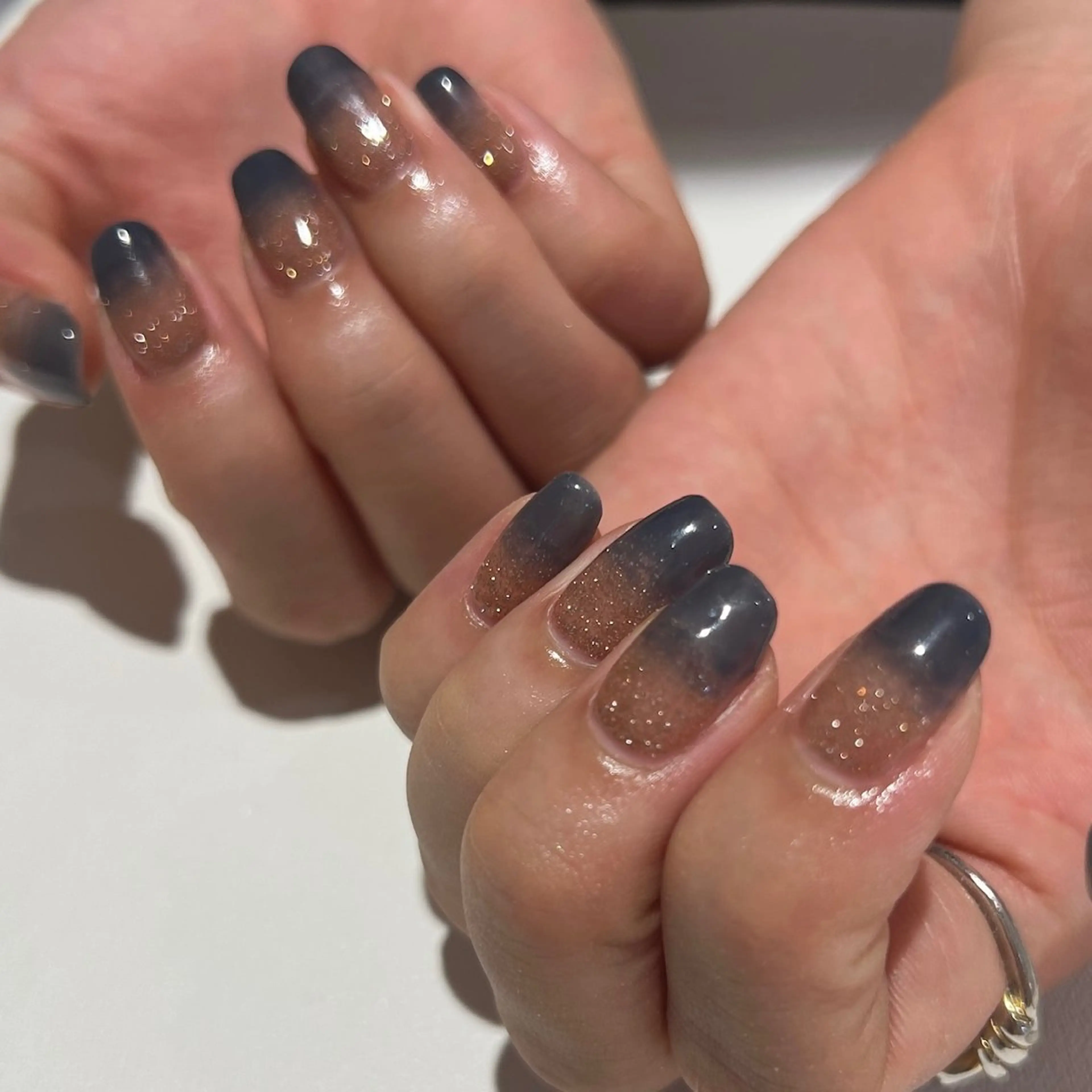 ネイル フラッシュネイル ジェルネイル 韓国ネイル マグネットネイル ミラーネイル ハンドネイル 個性派ニュアンス nuts nail所属・【池袋】nuts nail なつみのネイルデザイン