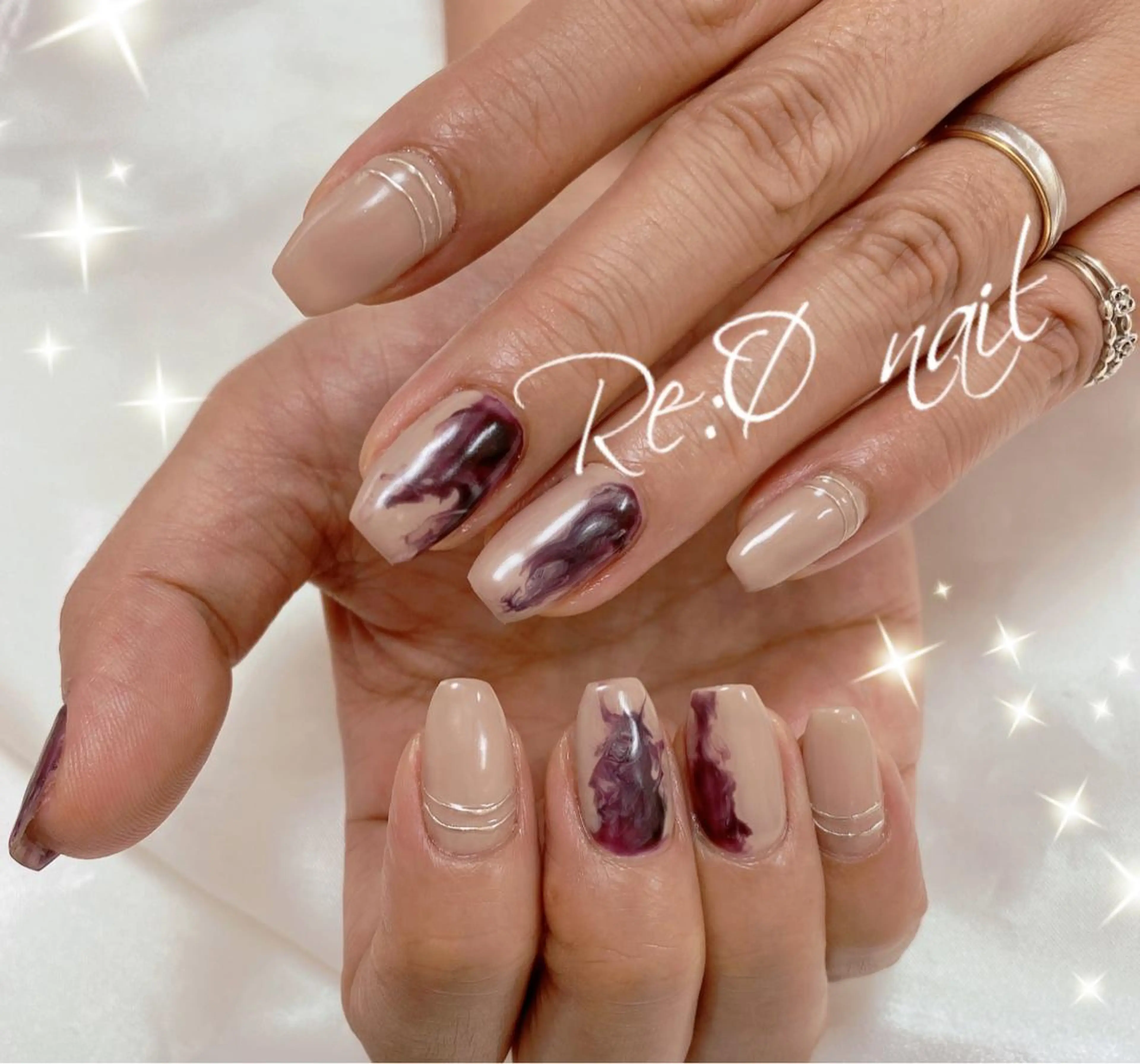 ネイル Re:Ø nail 🩵TSUJIのネイルデザイン