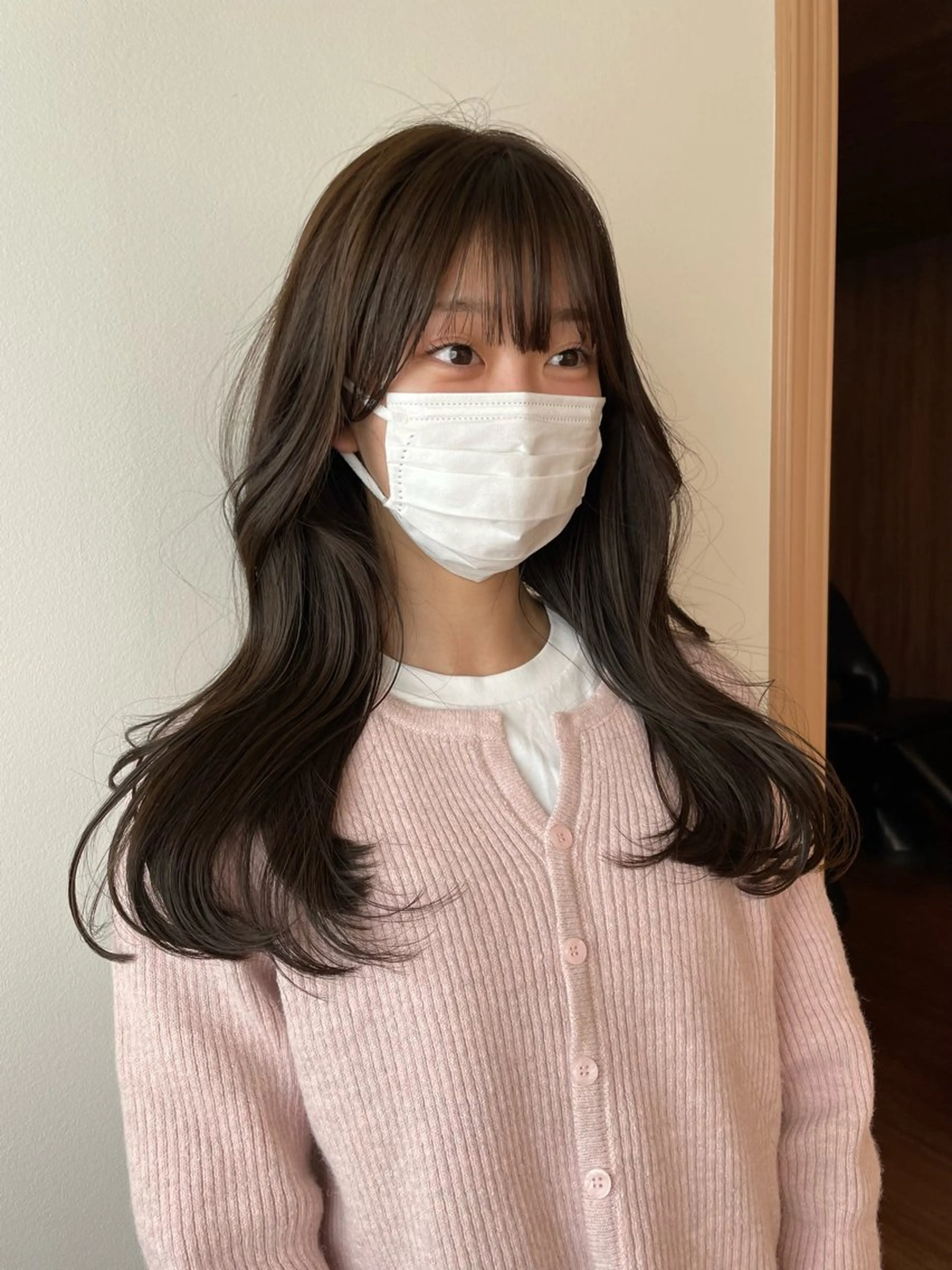 ロング カラー カット ヘアカラー トリートメント Osoko Hiyoriのヘアスタイル