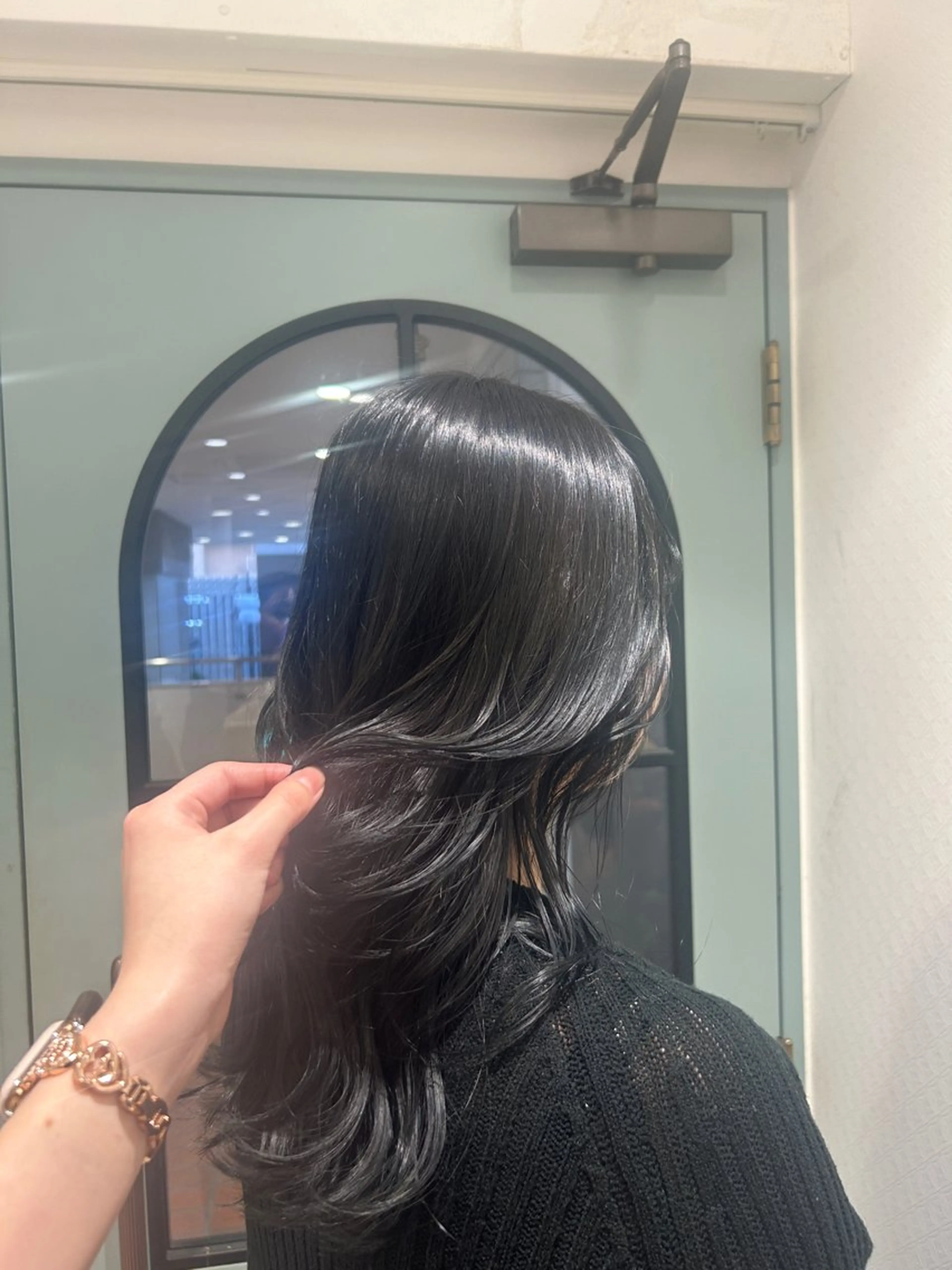 ロング カット ヘアカラー 女性のための美容師/ 下北沢/ヨシダモモカのヘアスタイル