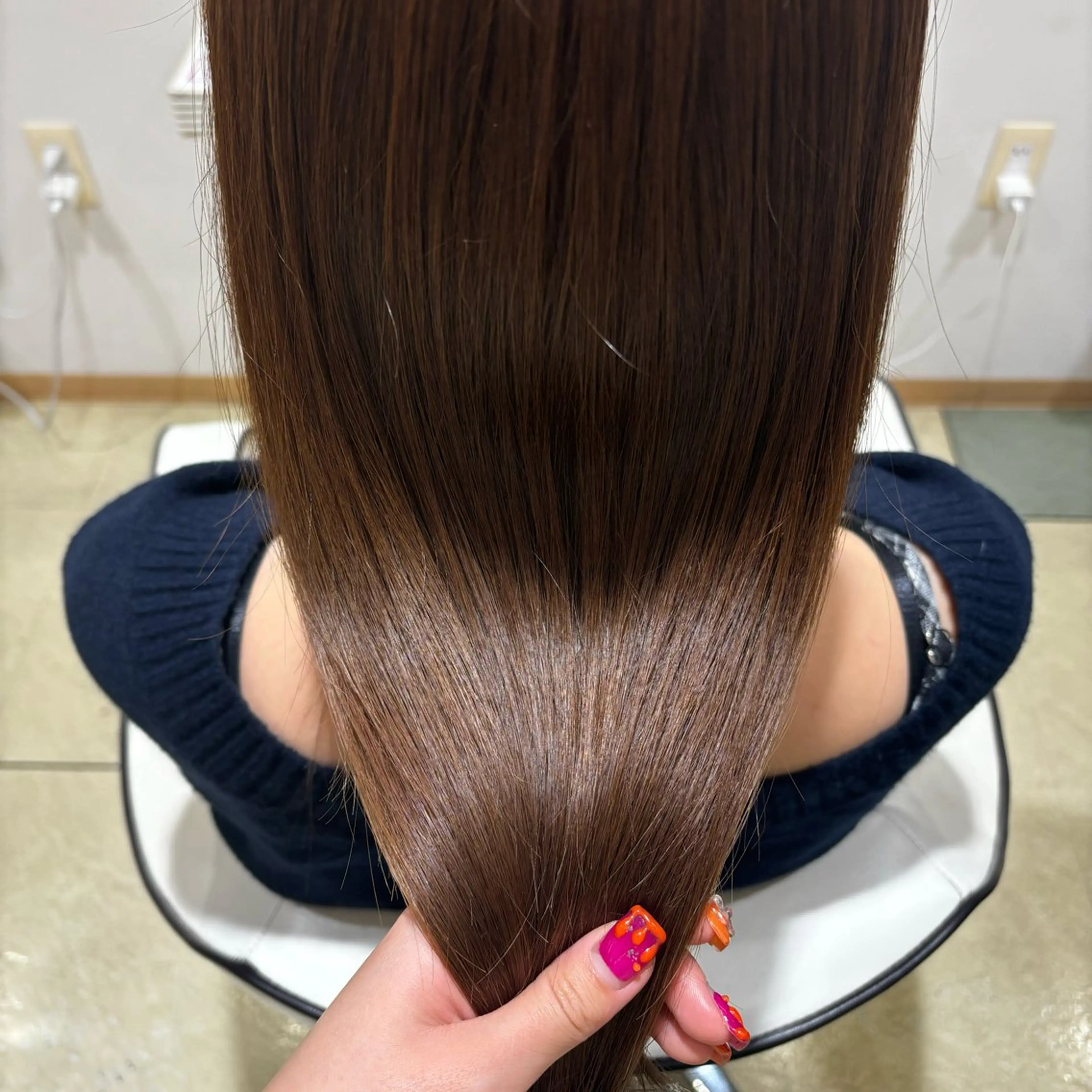 カラー 奈那美🌸 韓国ヘア🌸透明感のヘアスタイル