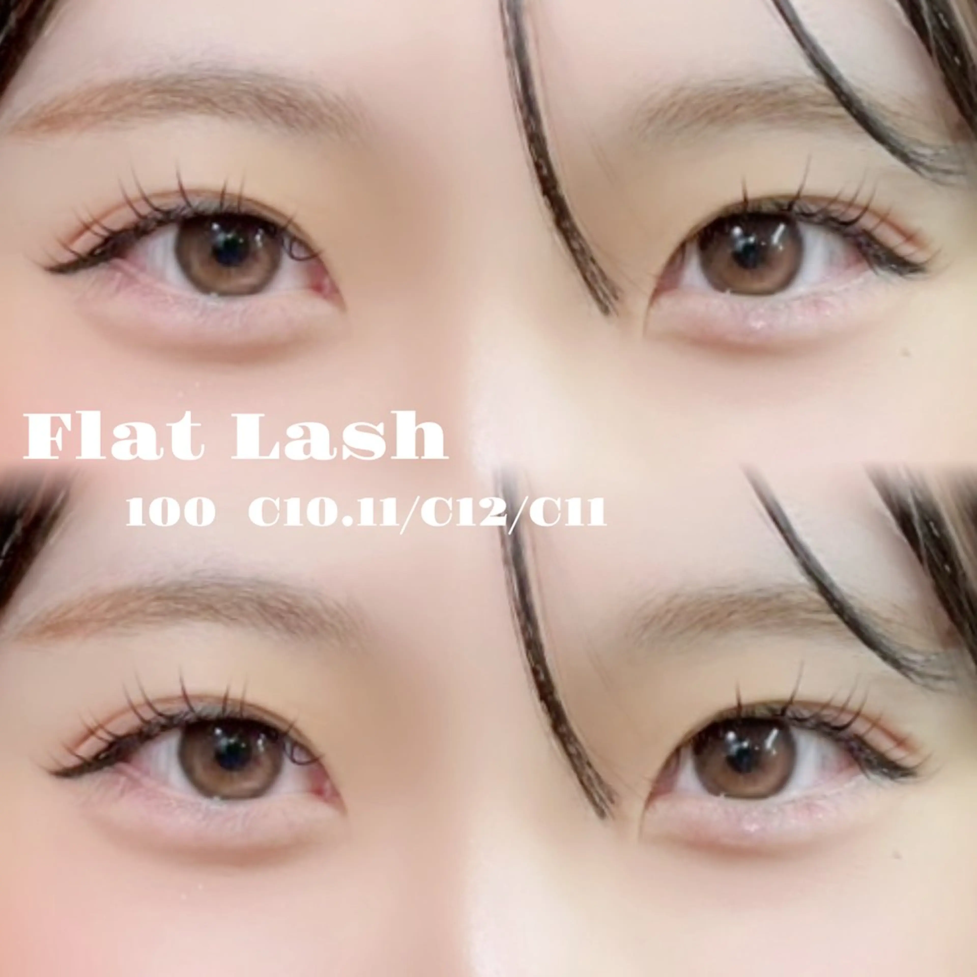 マツエク・マツパ フラットラッシュ 𝑅𝑢𝑘𝑎 大阪福島/新福島のマツエク・マツパデザイン