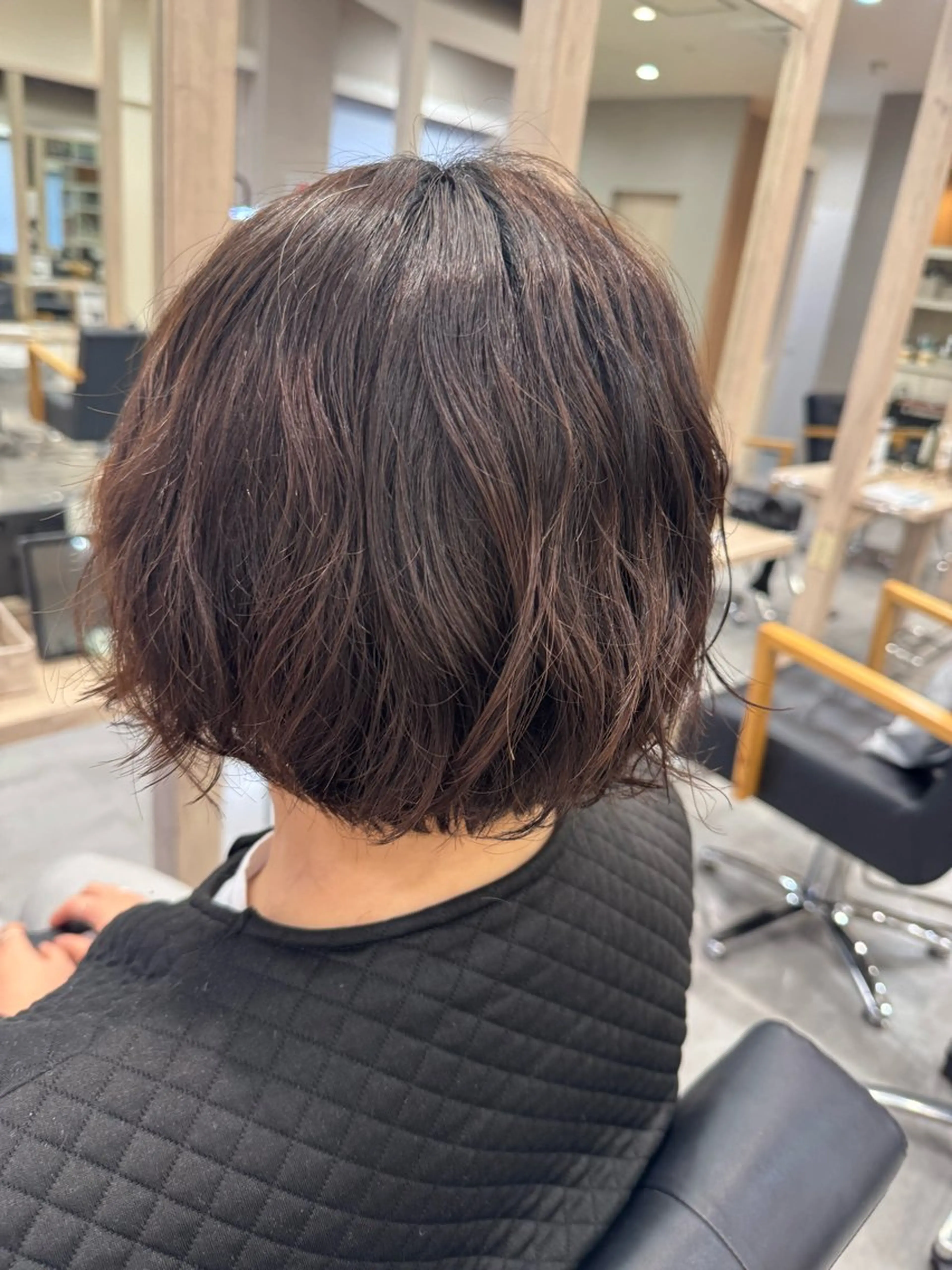 ショート パーマ 永田 まどかのヘアスタイル