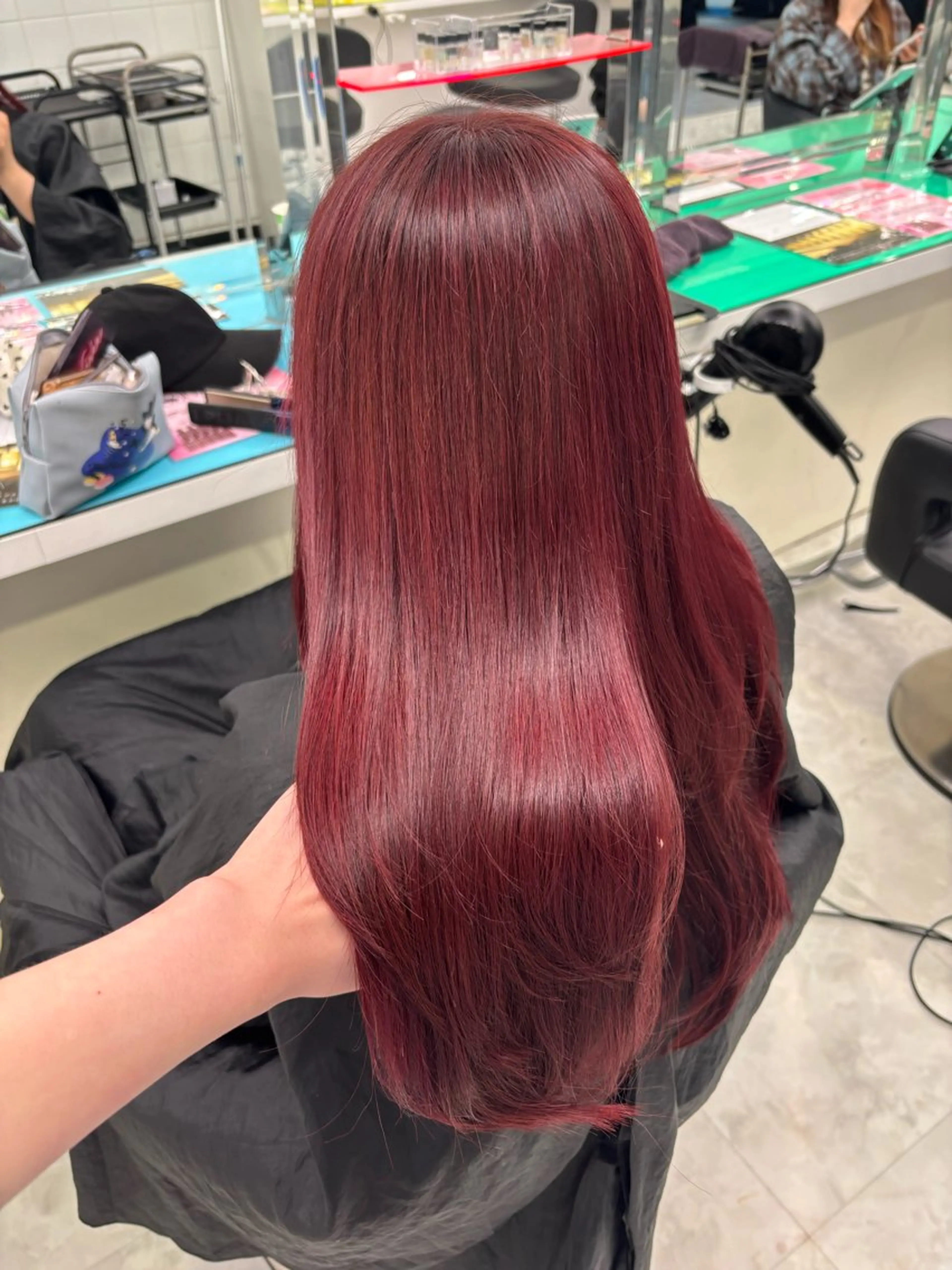 ロング ヘアカラー ブリーチなし暖色 💗AKARI💗のヘアスタイル
