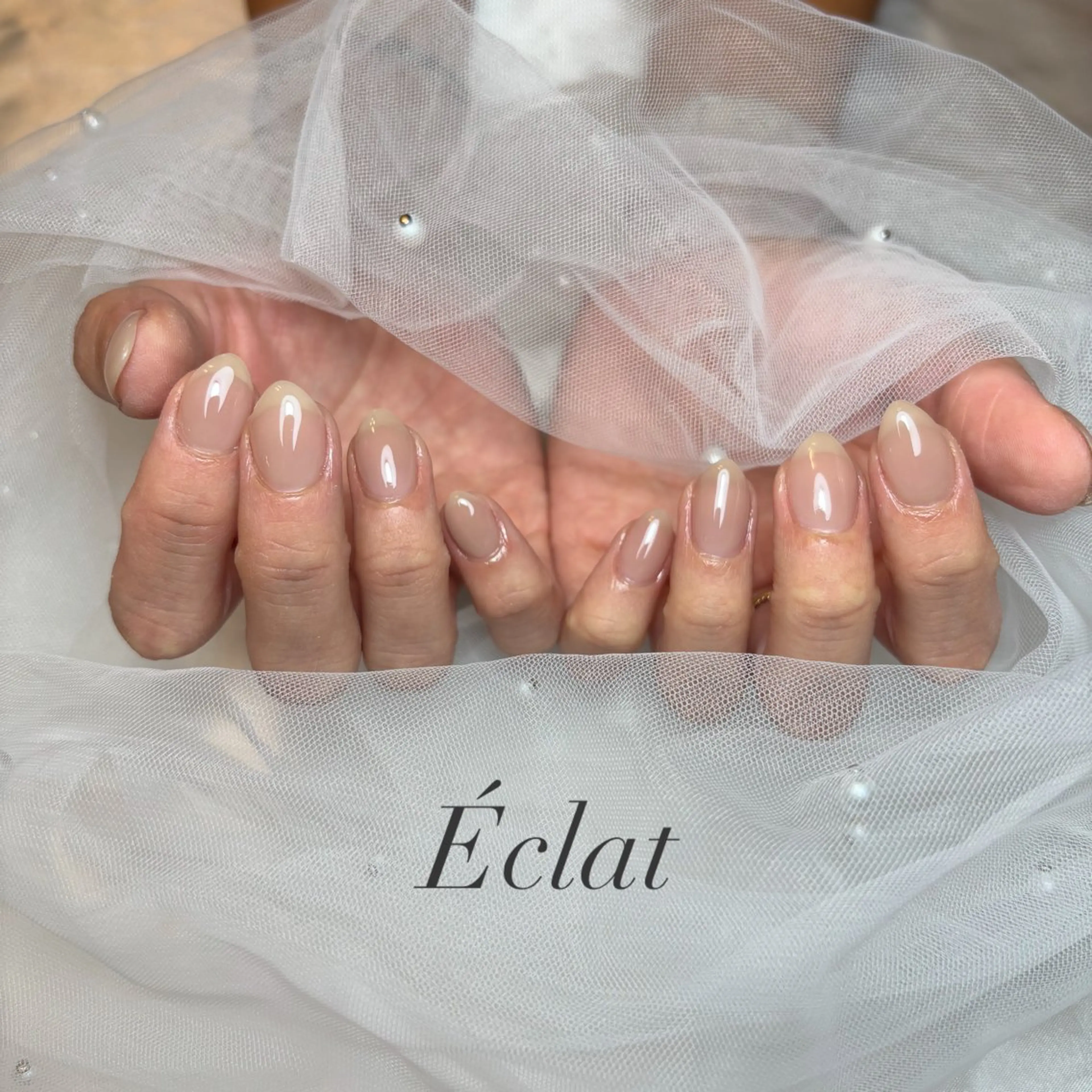 ネイル ワンカラーネイル ハンドネイル nail salon Éclatのネイルデザイン