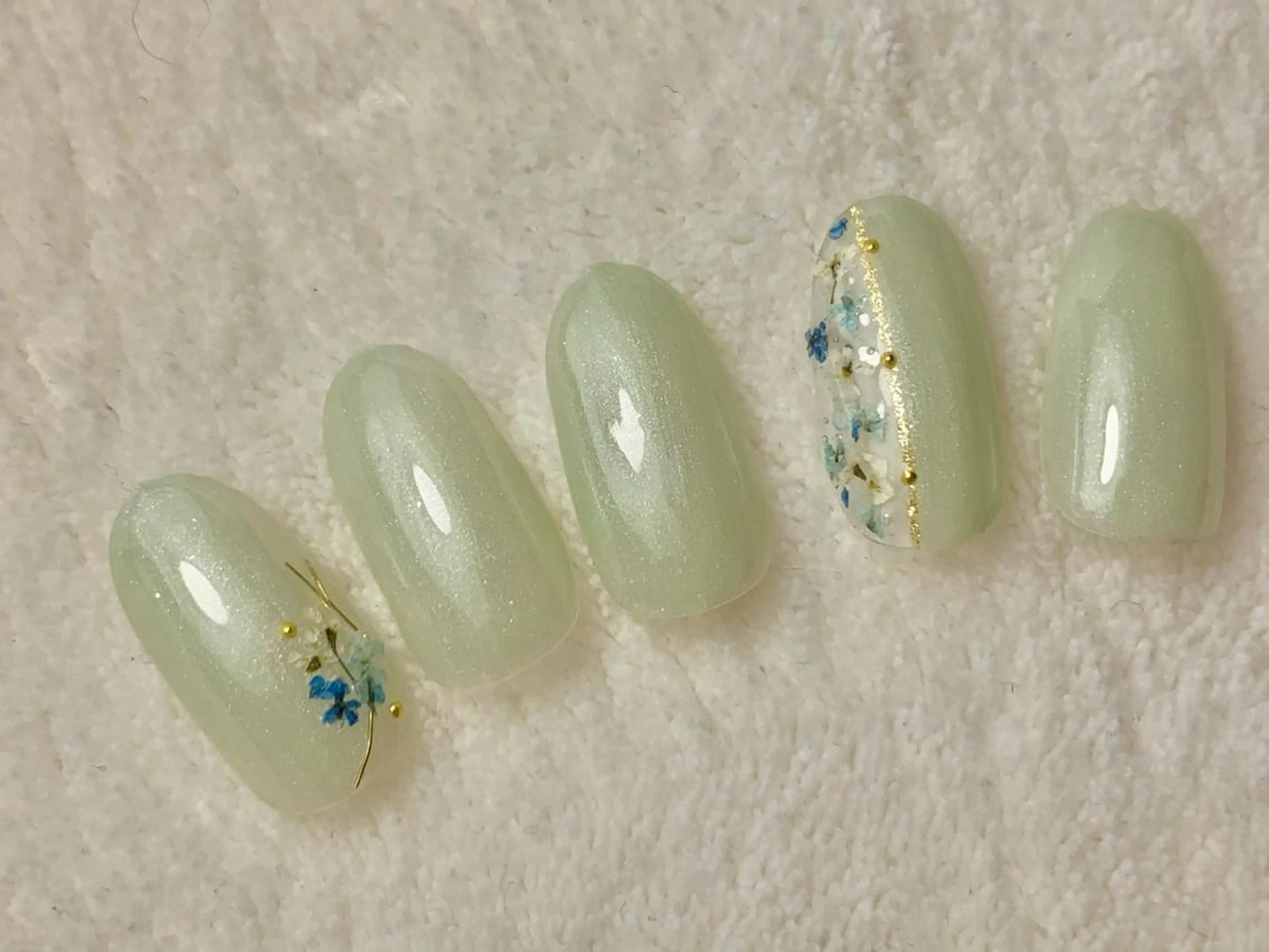 ネイル 春ネイル ハンドスパ｜ネイル Rirashaのネイルデザイン