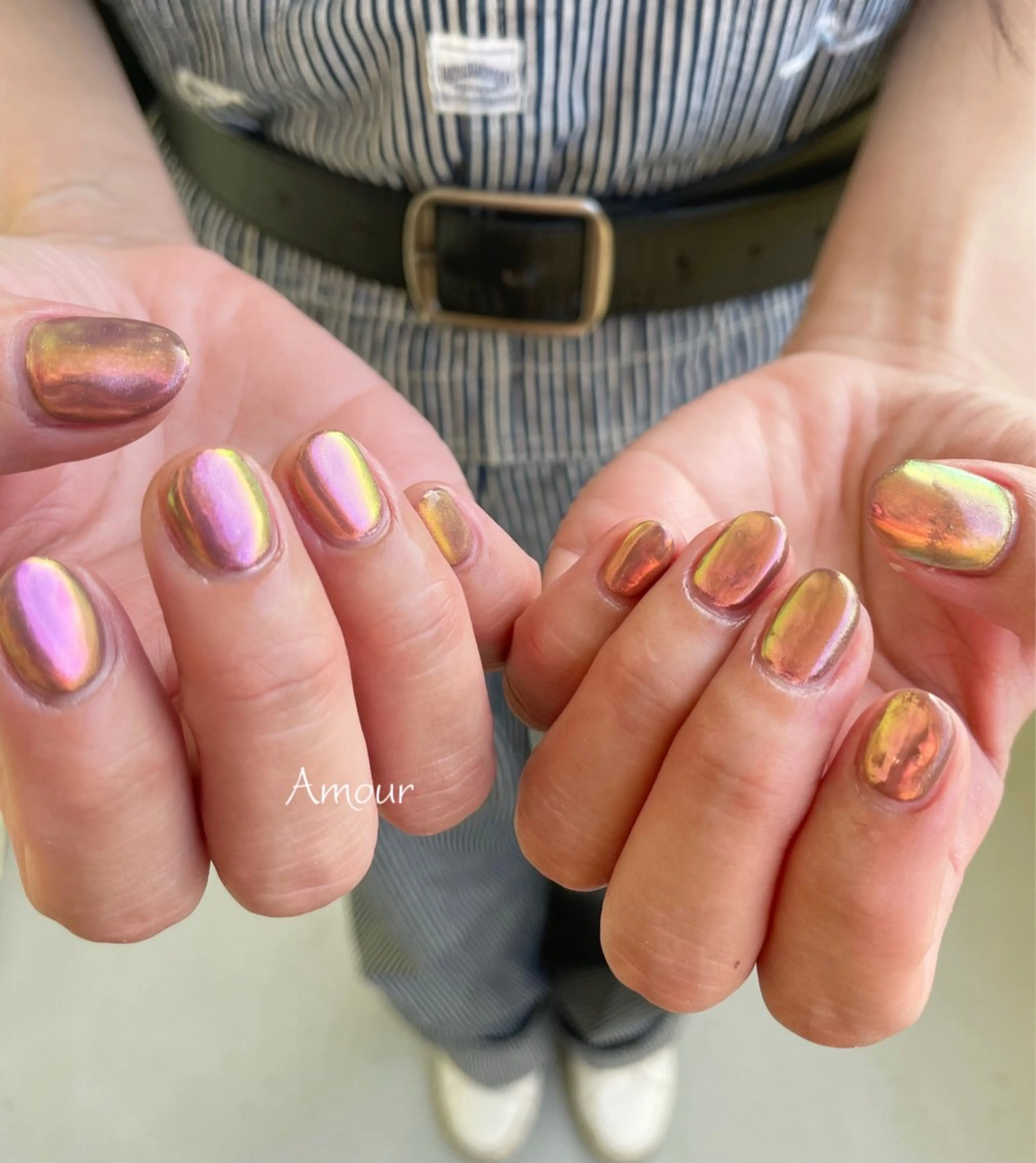 ネイル オーロラネイル Nail Salon Amourのネイルデザイン