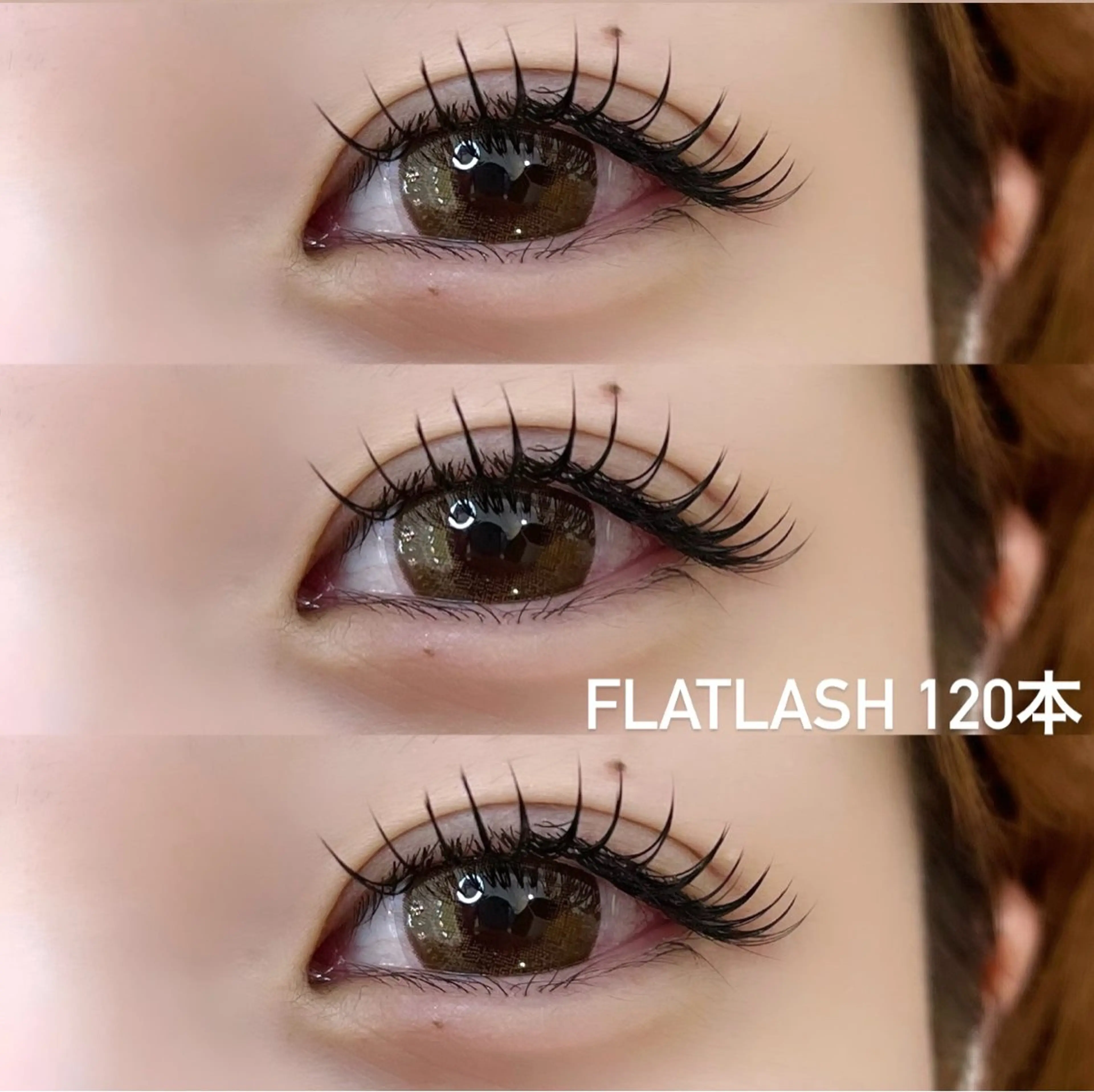 マツエク・マツパ フラットラッシュ マツエク eyelist yuukaのマツエク・マツパデザイン