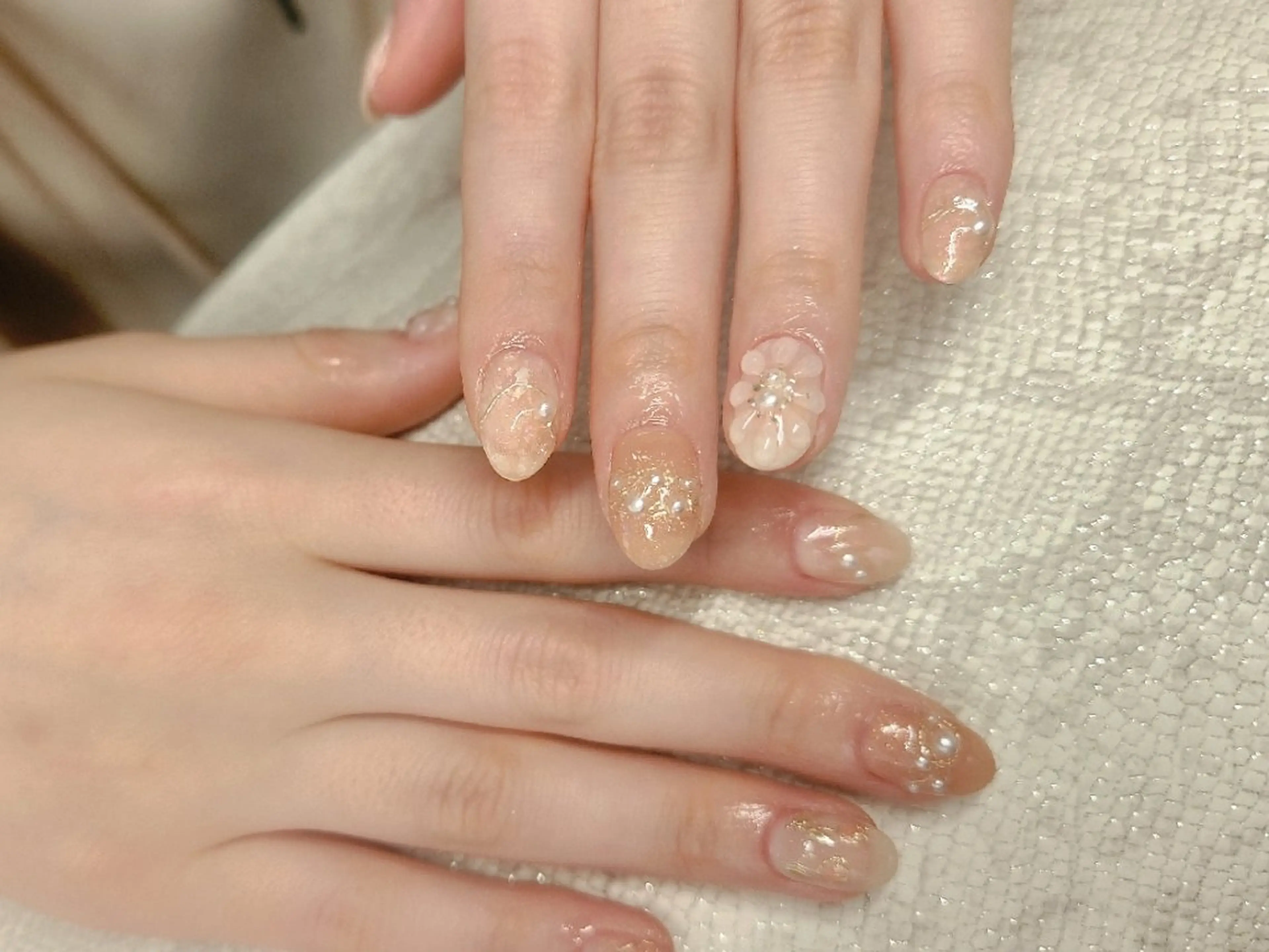 ネイル ニュアンスネイル 春ネイル 石渡 美弥のネイルデザイン