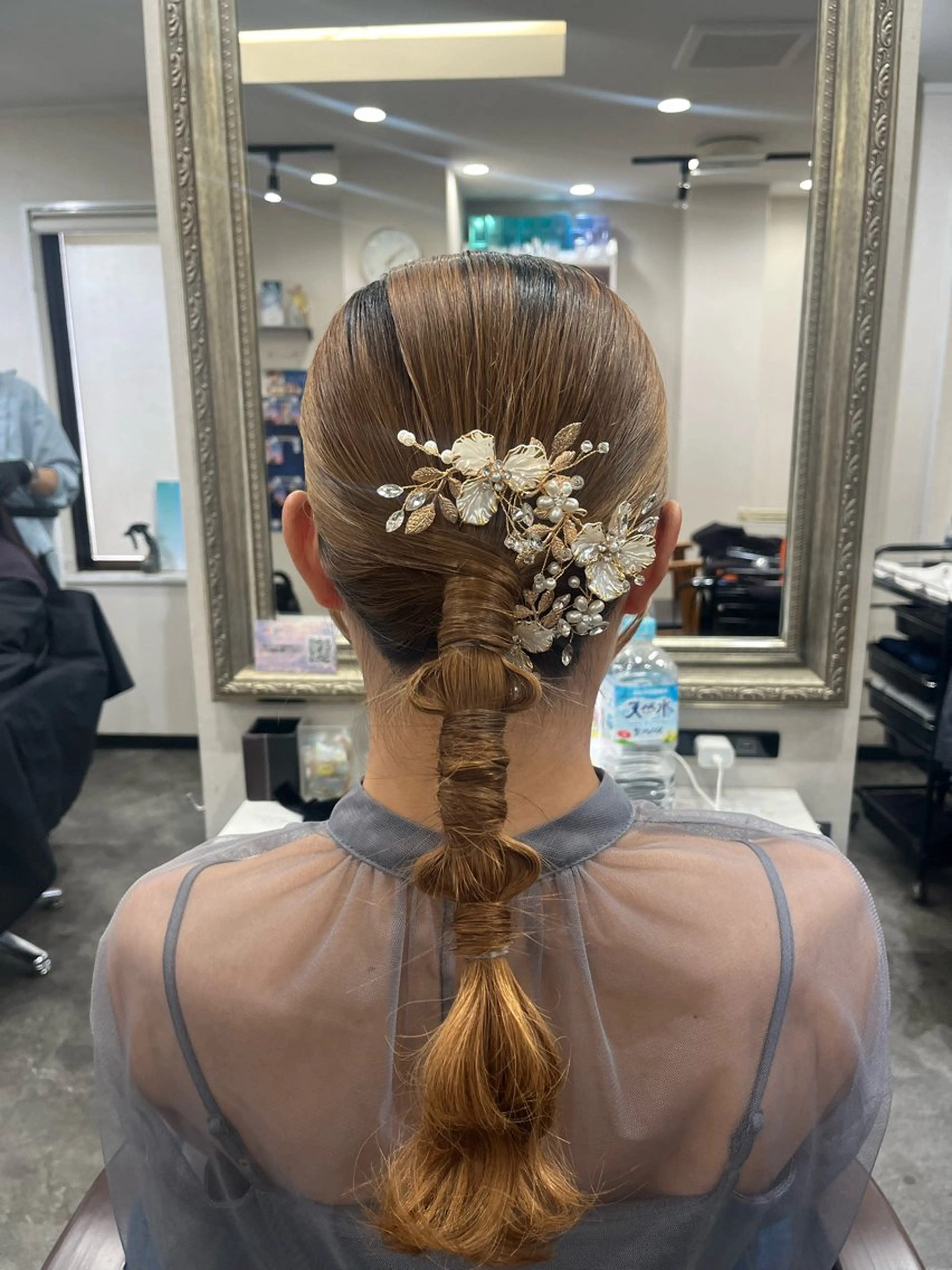 ロング ヘアアレンジ 籾木 美優のヘアスタイル