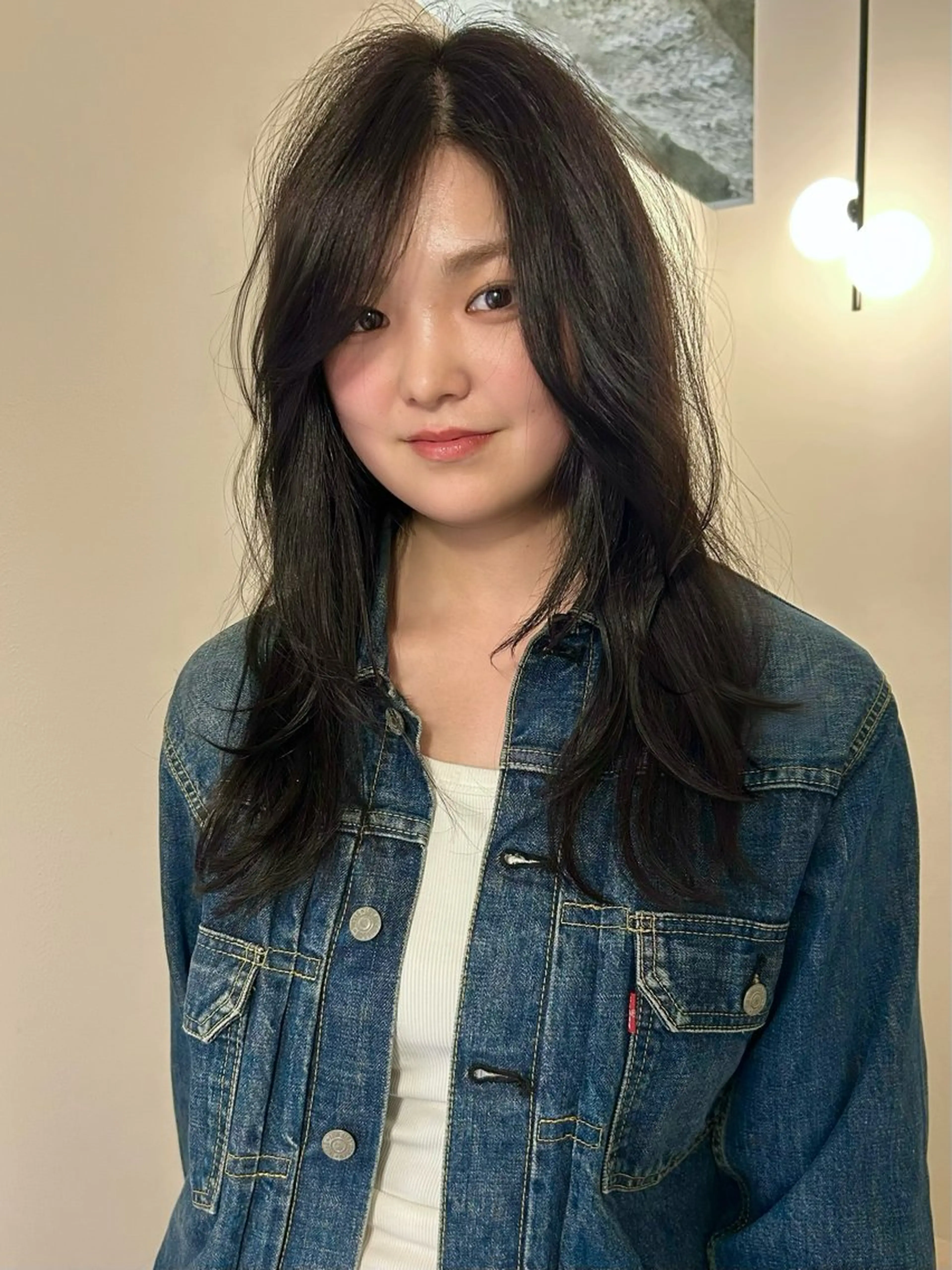 ロング カラー 透明感カラー グレージュ yewscent / konaのヘアスタイル