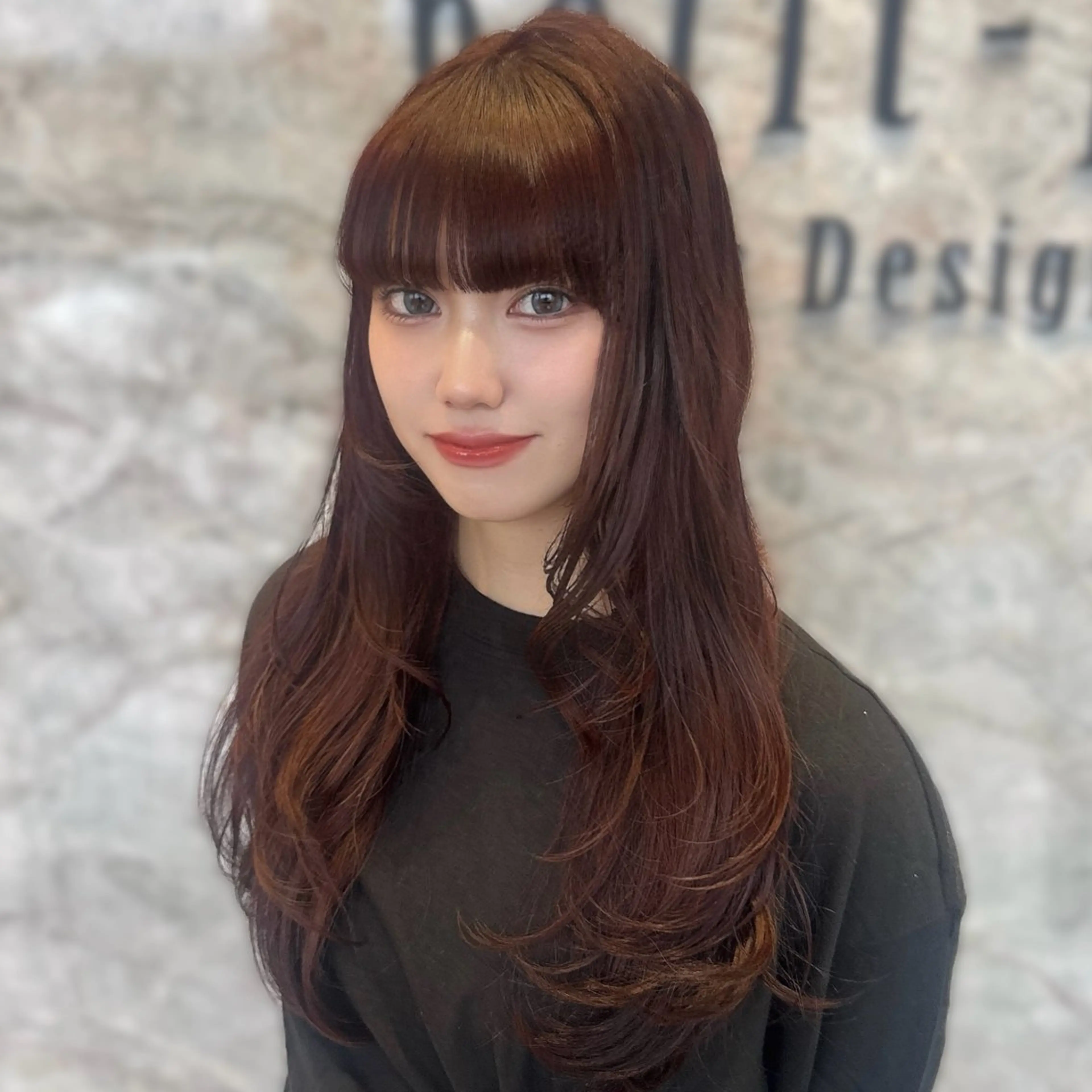 ロング カラー ヘアカラー Wカラー/暖色カラー 🌛🎀 田辺 樹里のヘアスタイル