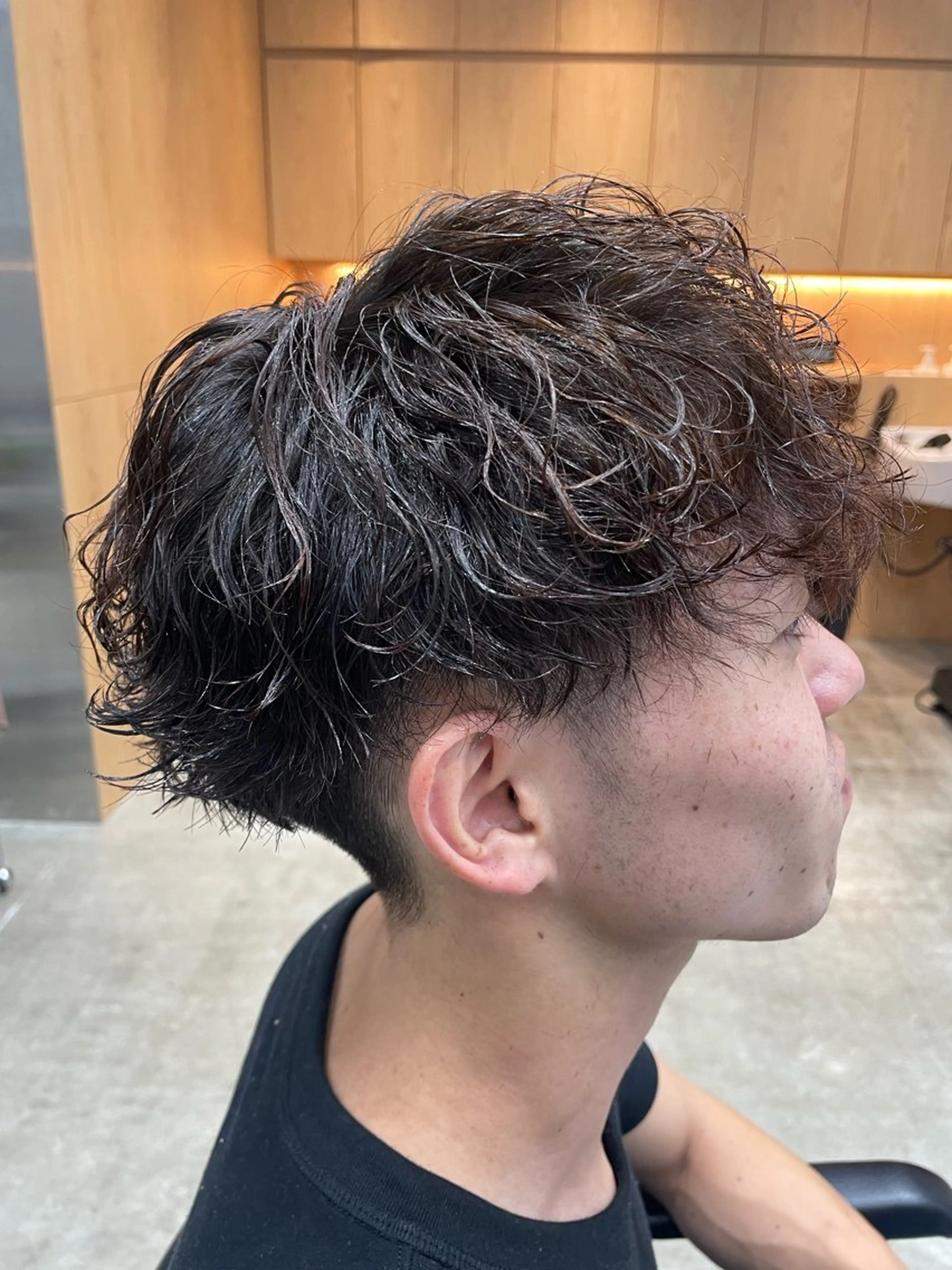 パーマ メンズ フェザーパーマ カルマパーマ メンズパーマ プードルパーマ ツイストスパイラルパーマ カット パーマ fifth天神大名Ⅱ所属・fifth天神 パーマ特化/石橋航海のヘアスタイル