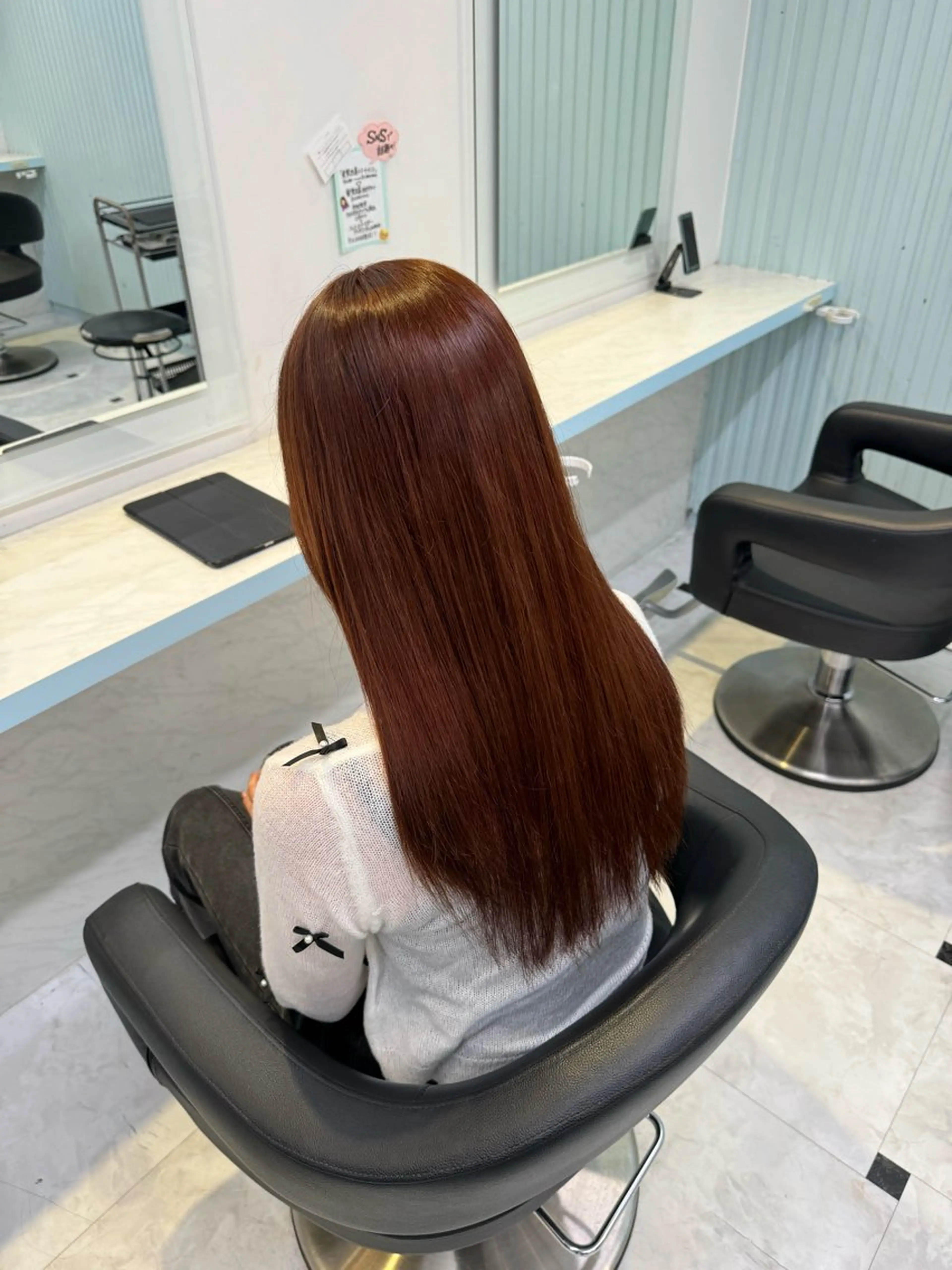 ロング カラー ヘアカラー トリートメント 🤎モテ髪＆透明感 ミルクティー🥣🤎のヘアスタイル