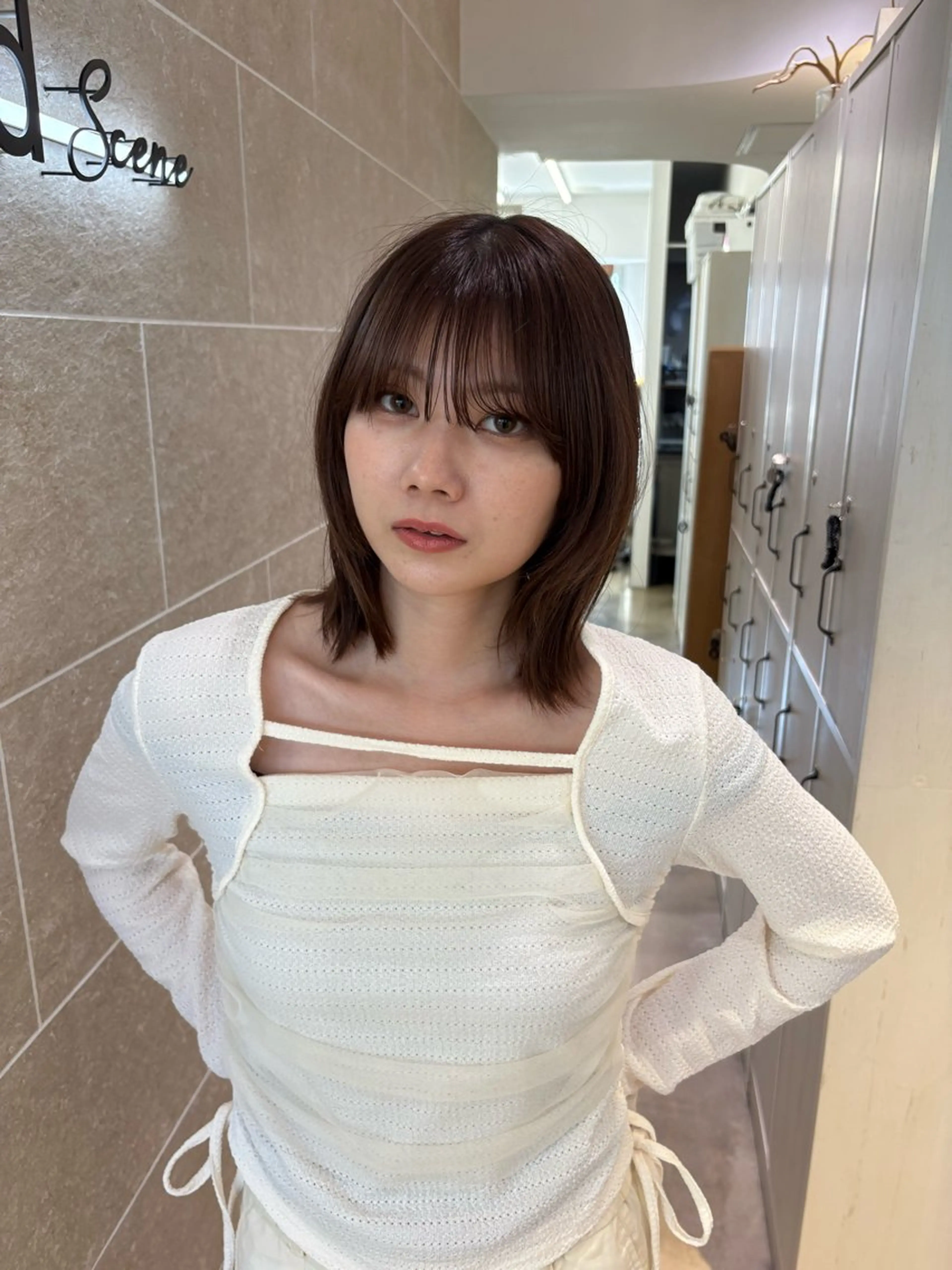 似合わせレイヤー🌟 巻ける縮毛矯正みつきのヘアスタイル