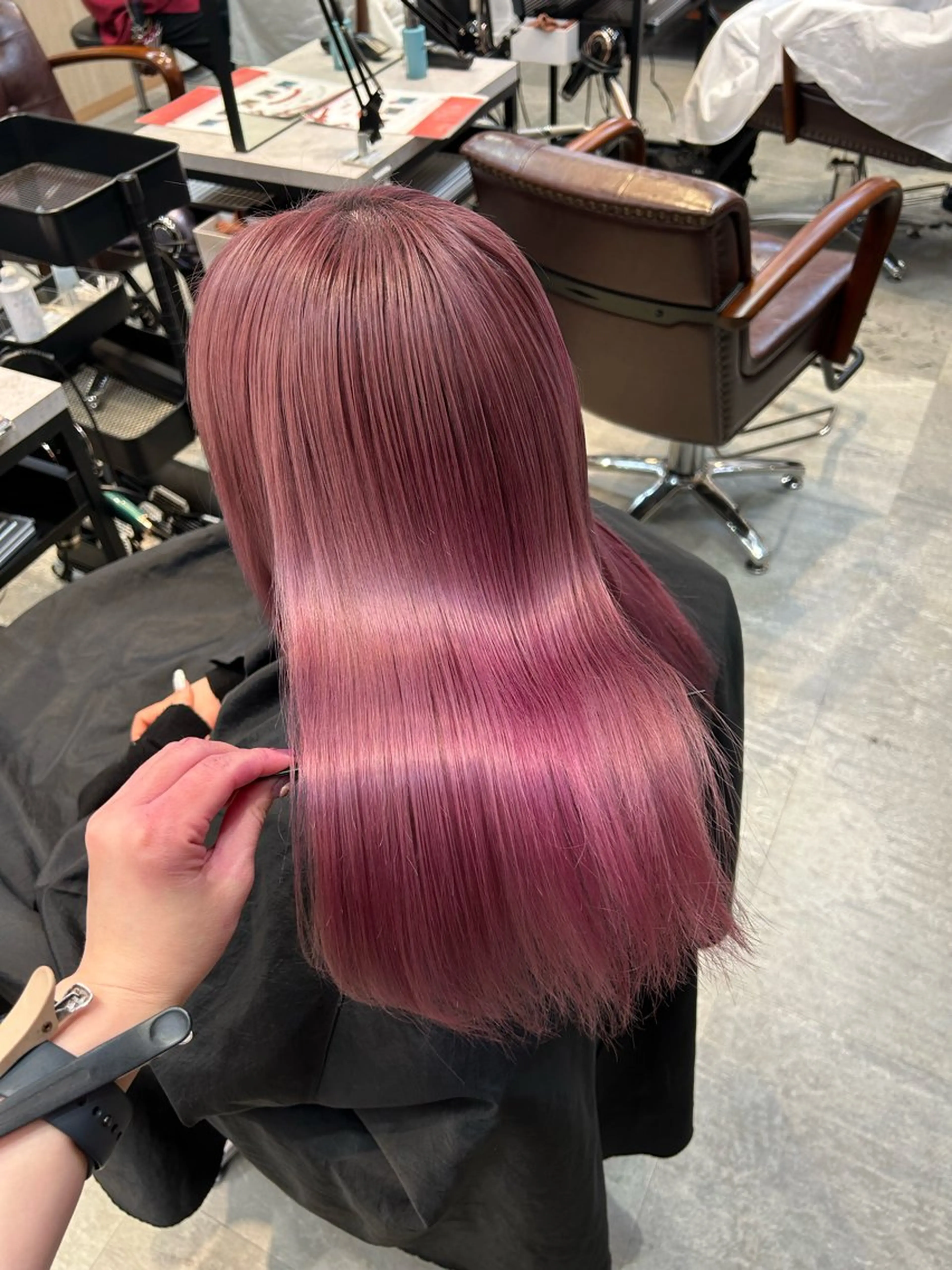 カラー カット ヘアカラー トリートメント 愛されハイトーン 🍓YURINAのヘアスタイル