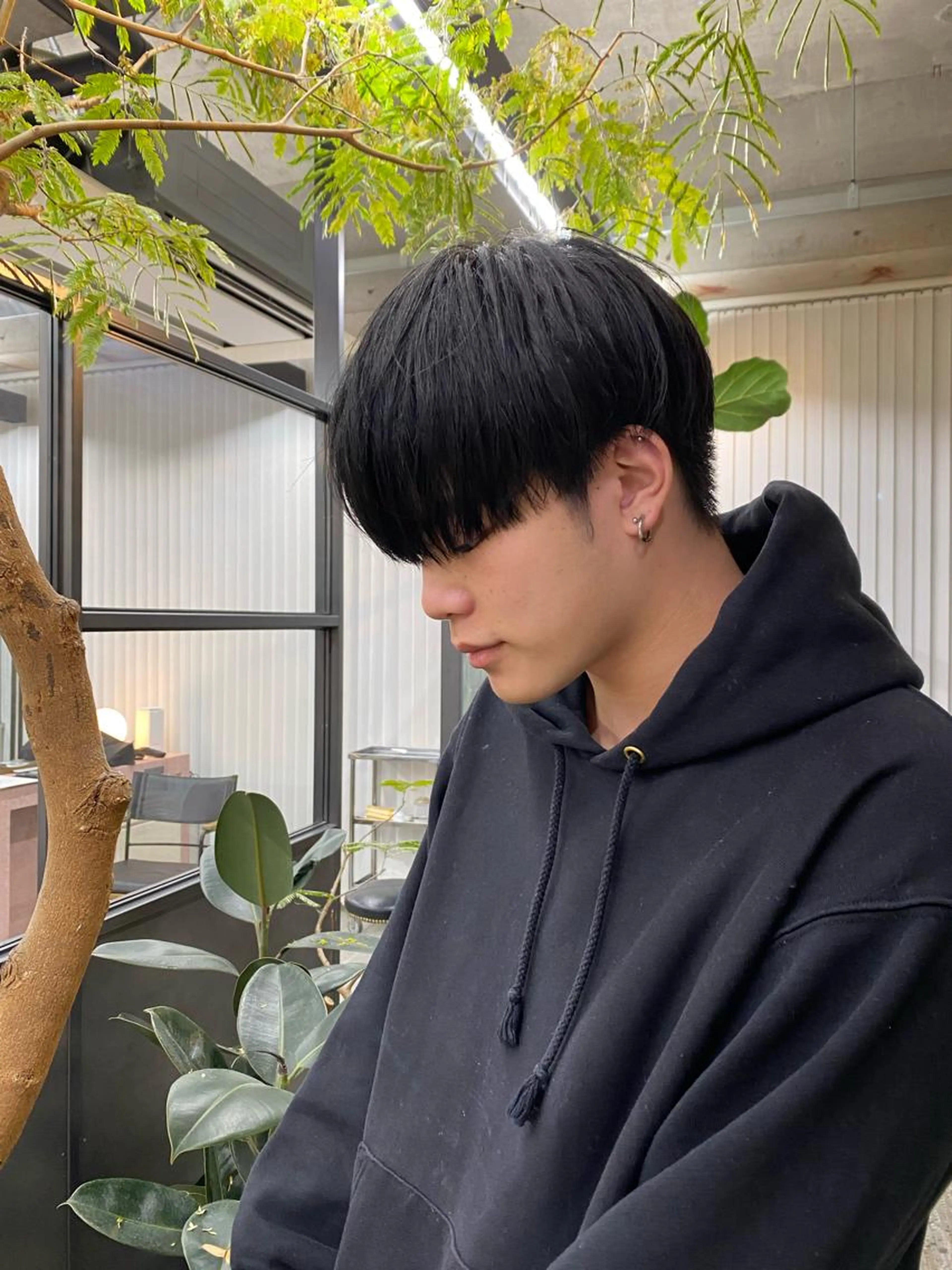 🧼ブリーチなしワンカラー🧼【ダメージレスカラー＋クイックトリートメント】ショート、メンズの方（シャンプーブロー込み）の写真