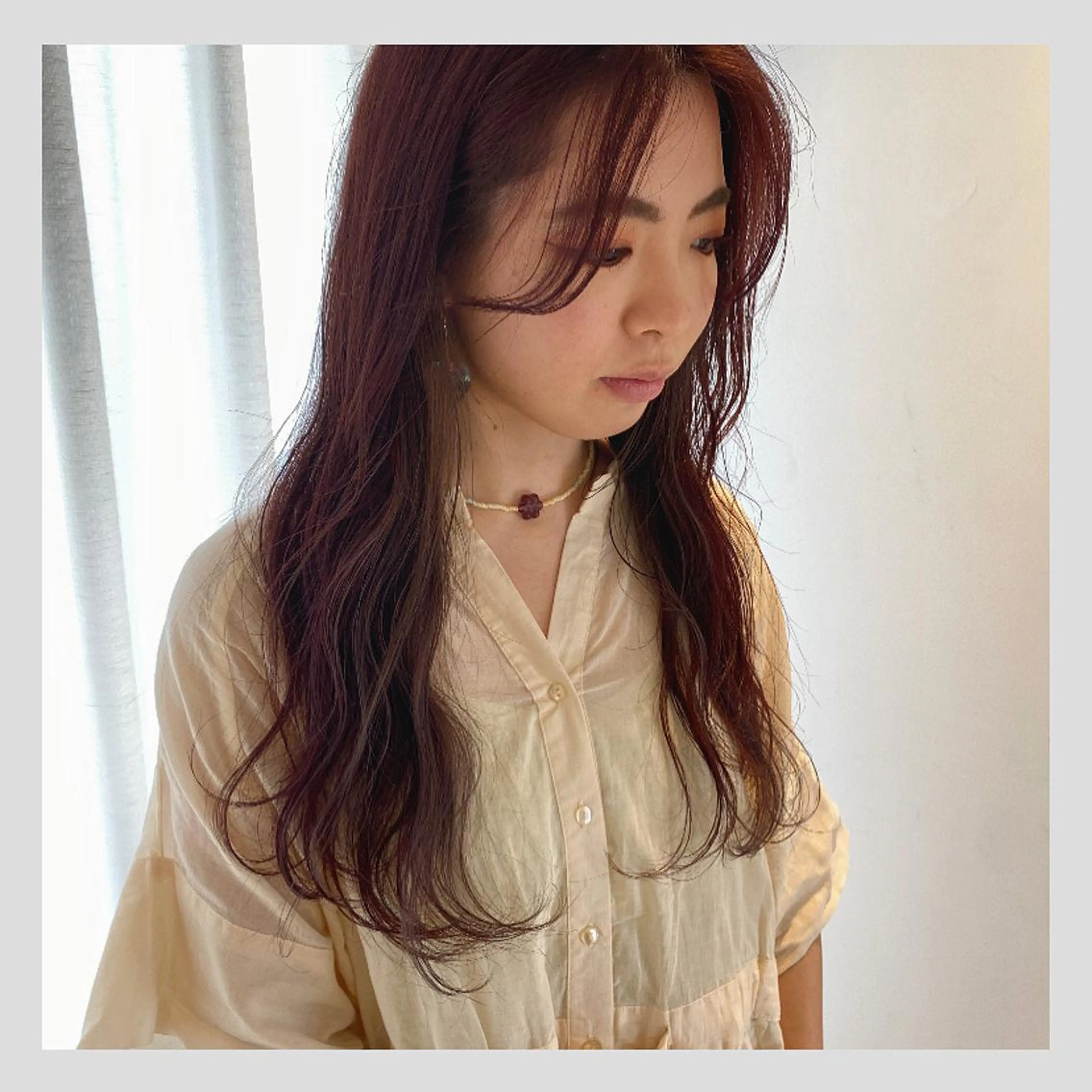 ミディアム カラー 当日予約大歓迎💗 依田瑞希のヘアスタイル