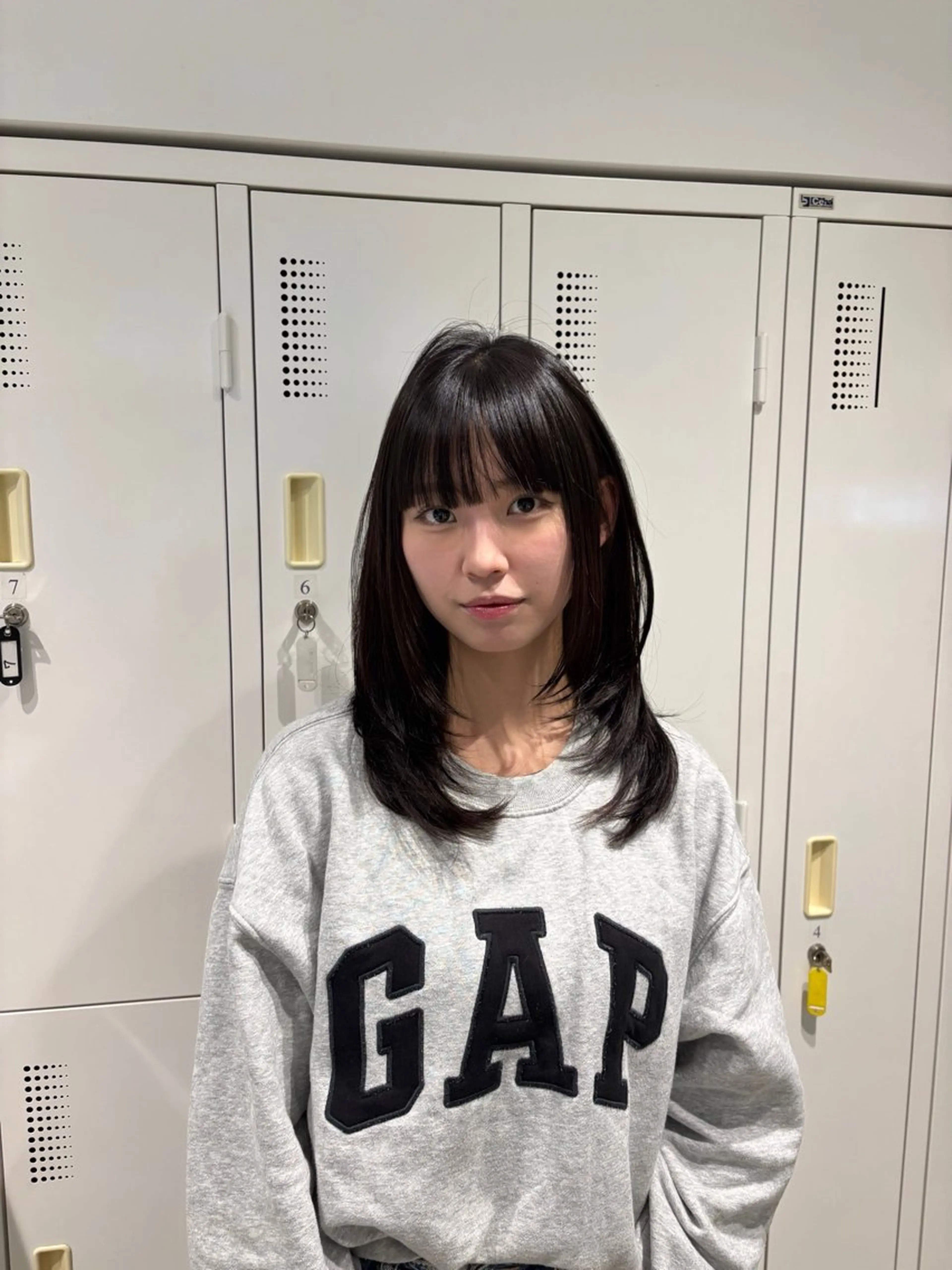 カラー 縮毛矯正／レイヤー／ 髪質改善／海月のヘアスタイル