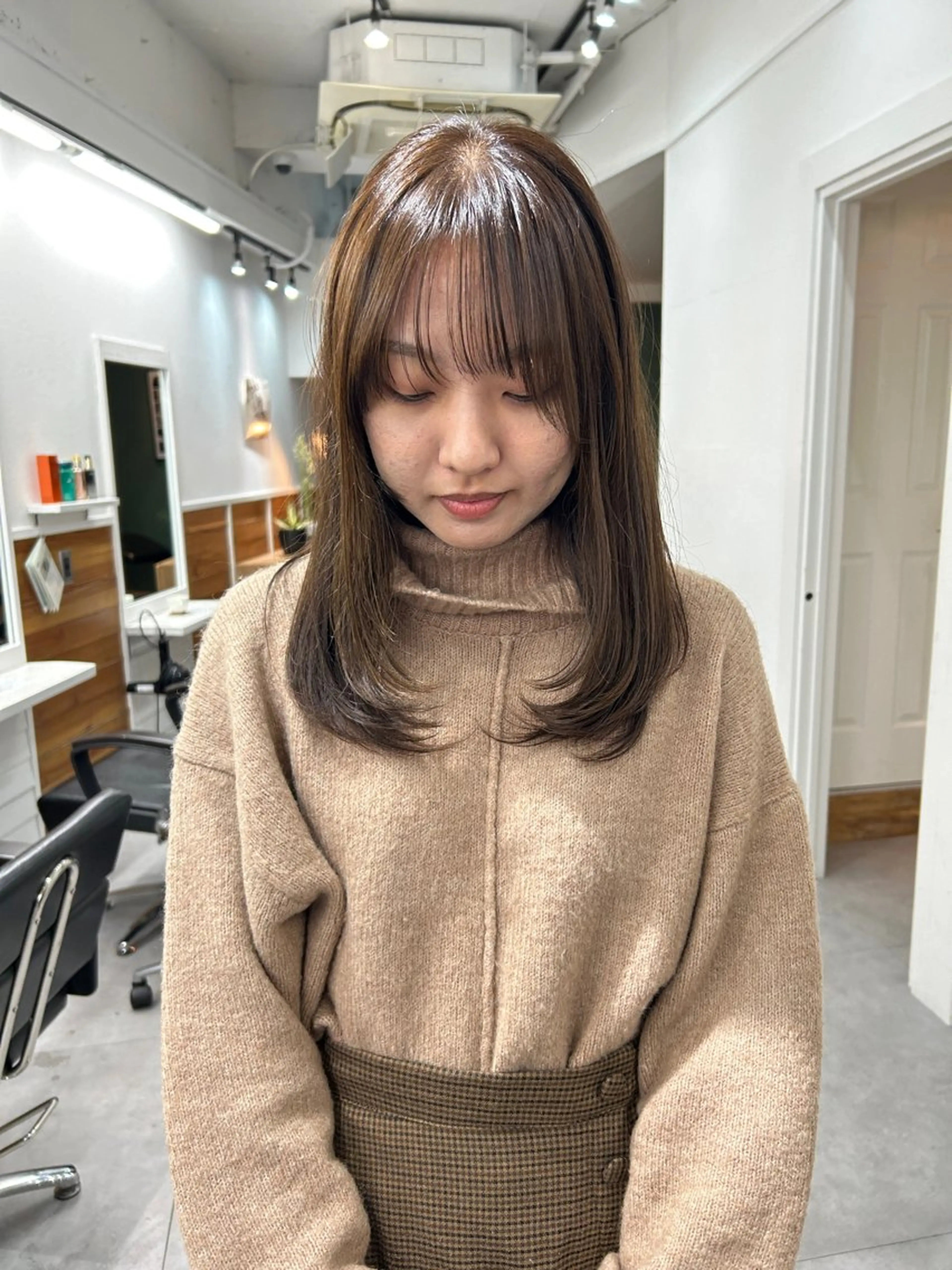 ロング カラー レイヤーボブ/ 艶カラー/サナ🌼のヘアスタイル