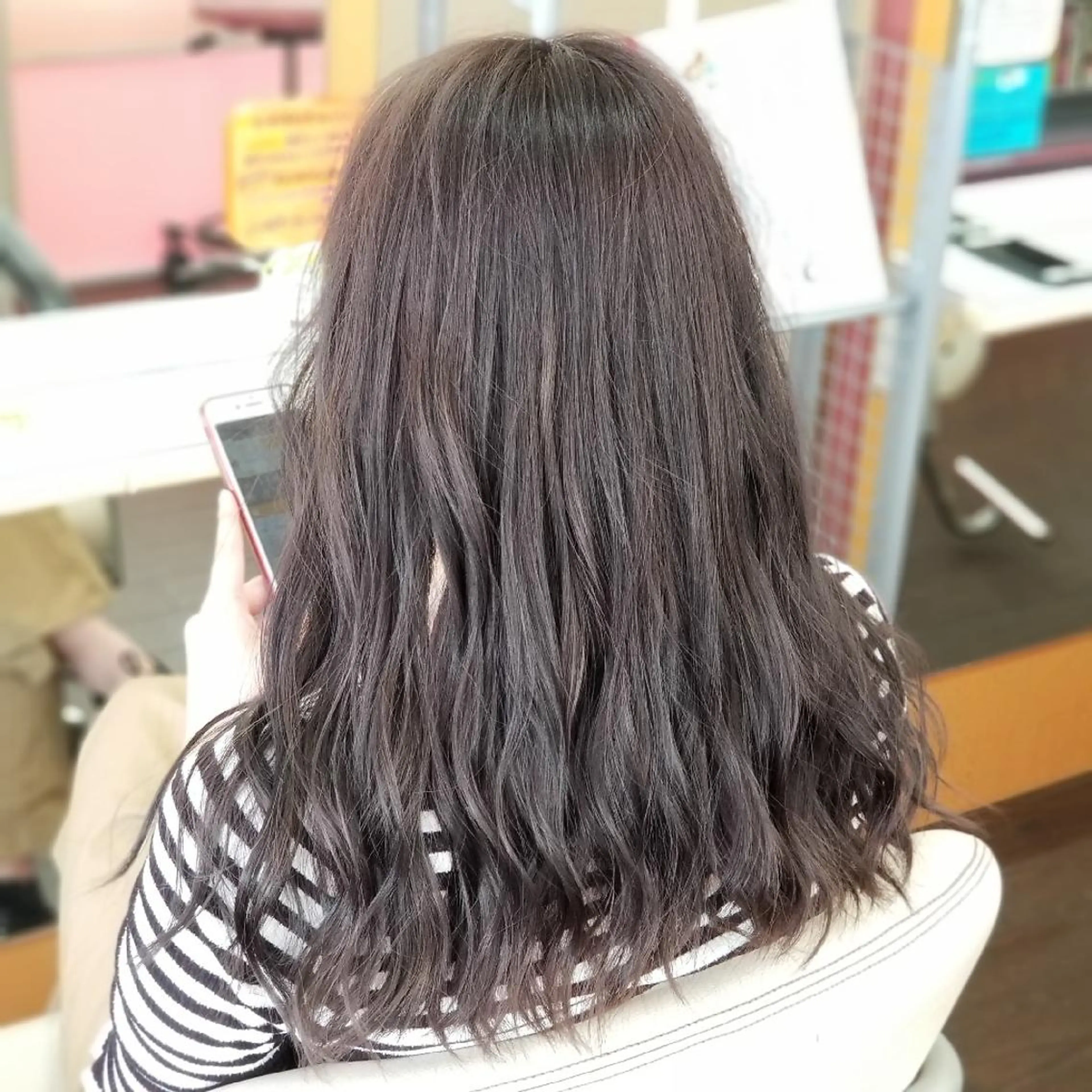 ミディアム 植田 /エクステ /ブリーチ/髪質改善のヘアスタイル