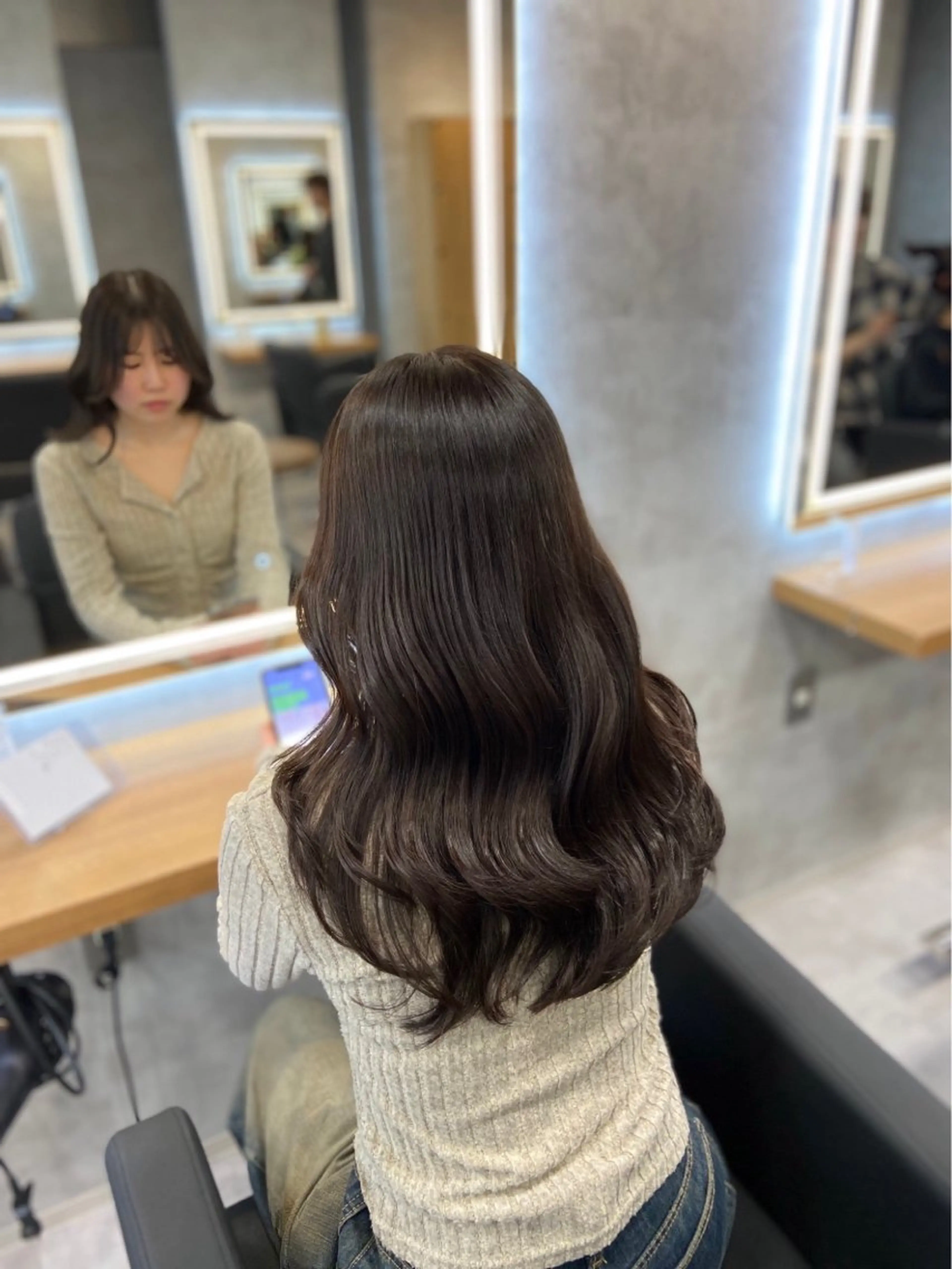 ロング 淡色/ワンホンヘア 🤍MINORIのヘアスタイル