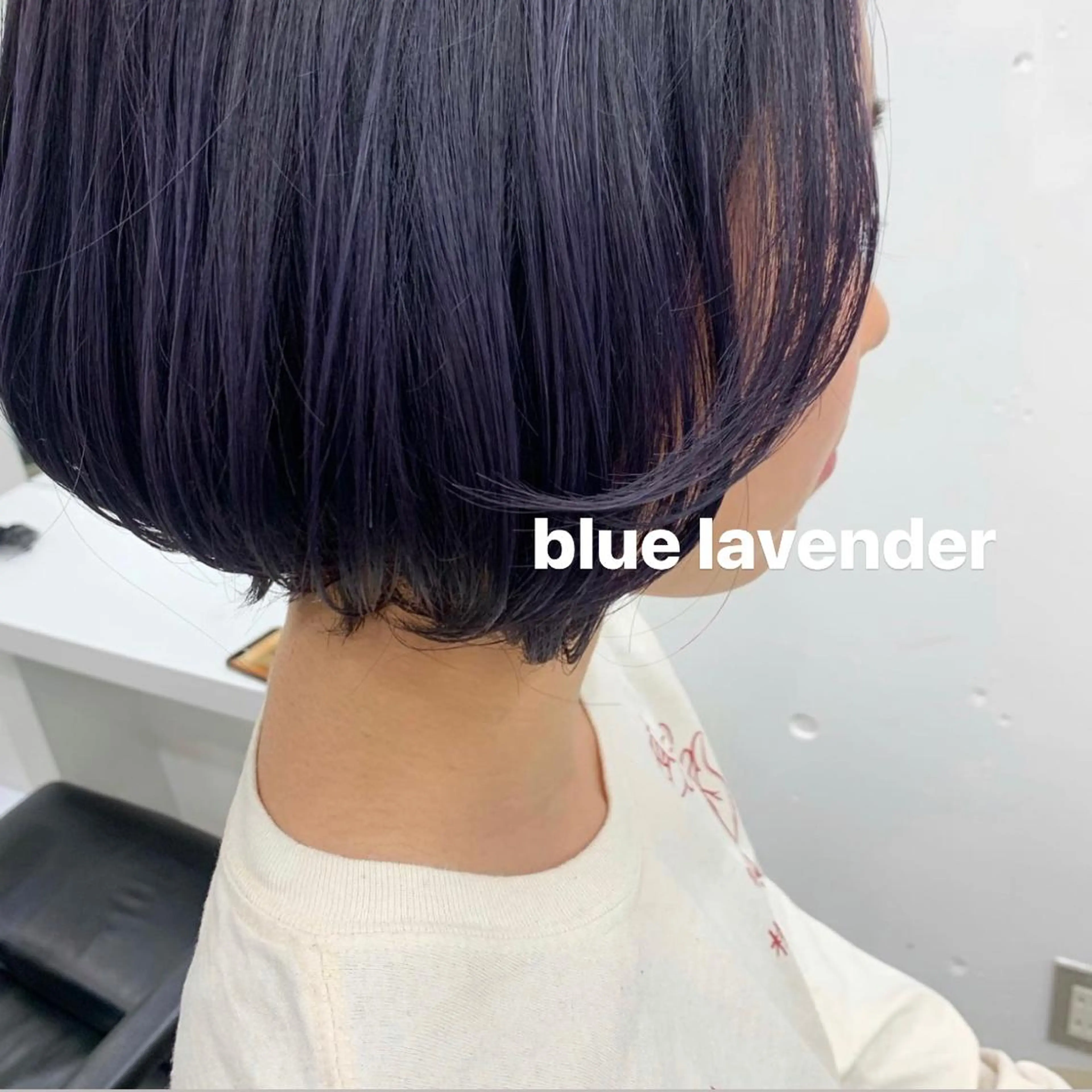 ショート カラー センターパート／マッ シュ／パーマ　あさみのヘアスタイル