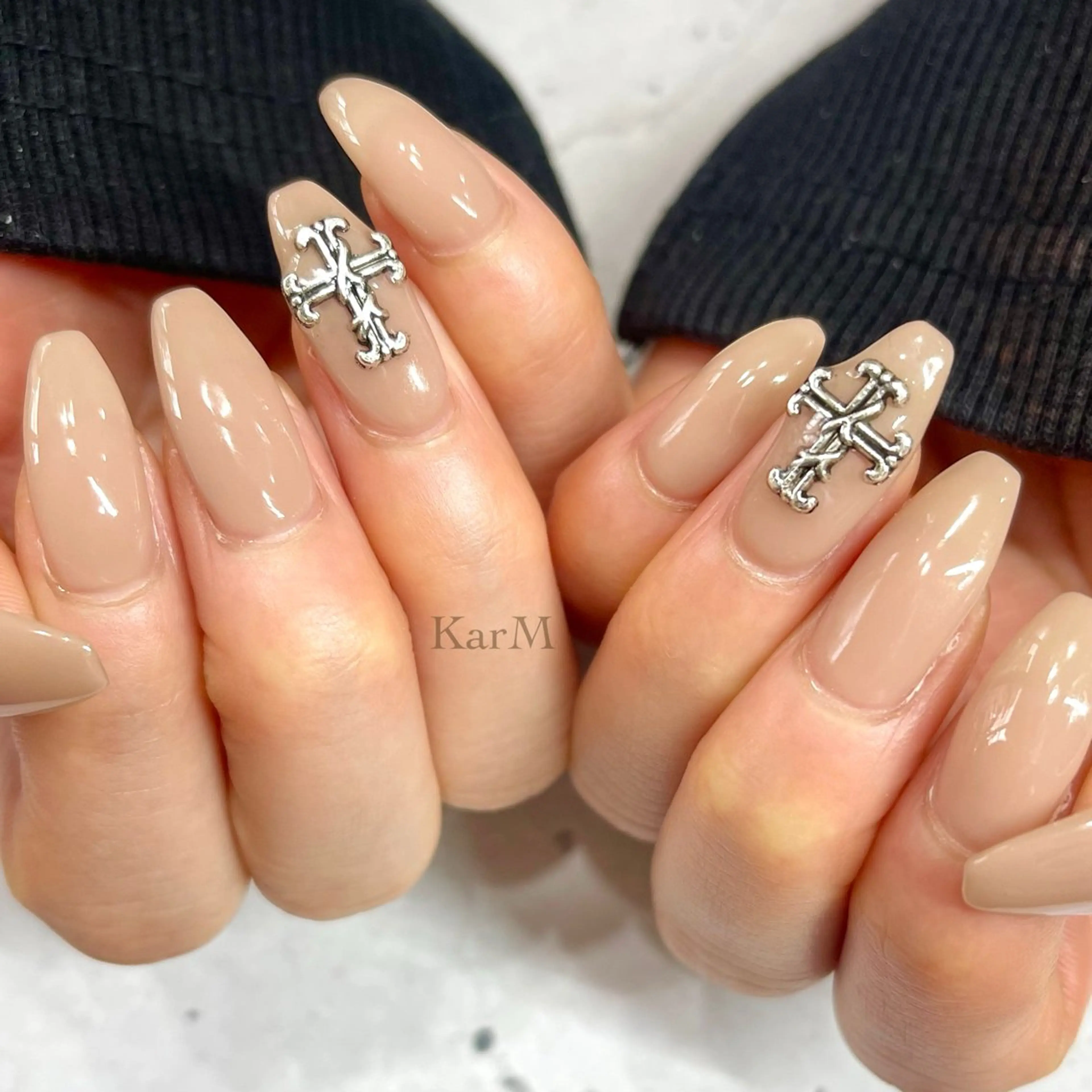 ネイル オーロラネイル チークネイル フラッシュネイル フレンチネイル グラデーション ハンドネイル ogino karinのネイルデザイン