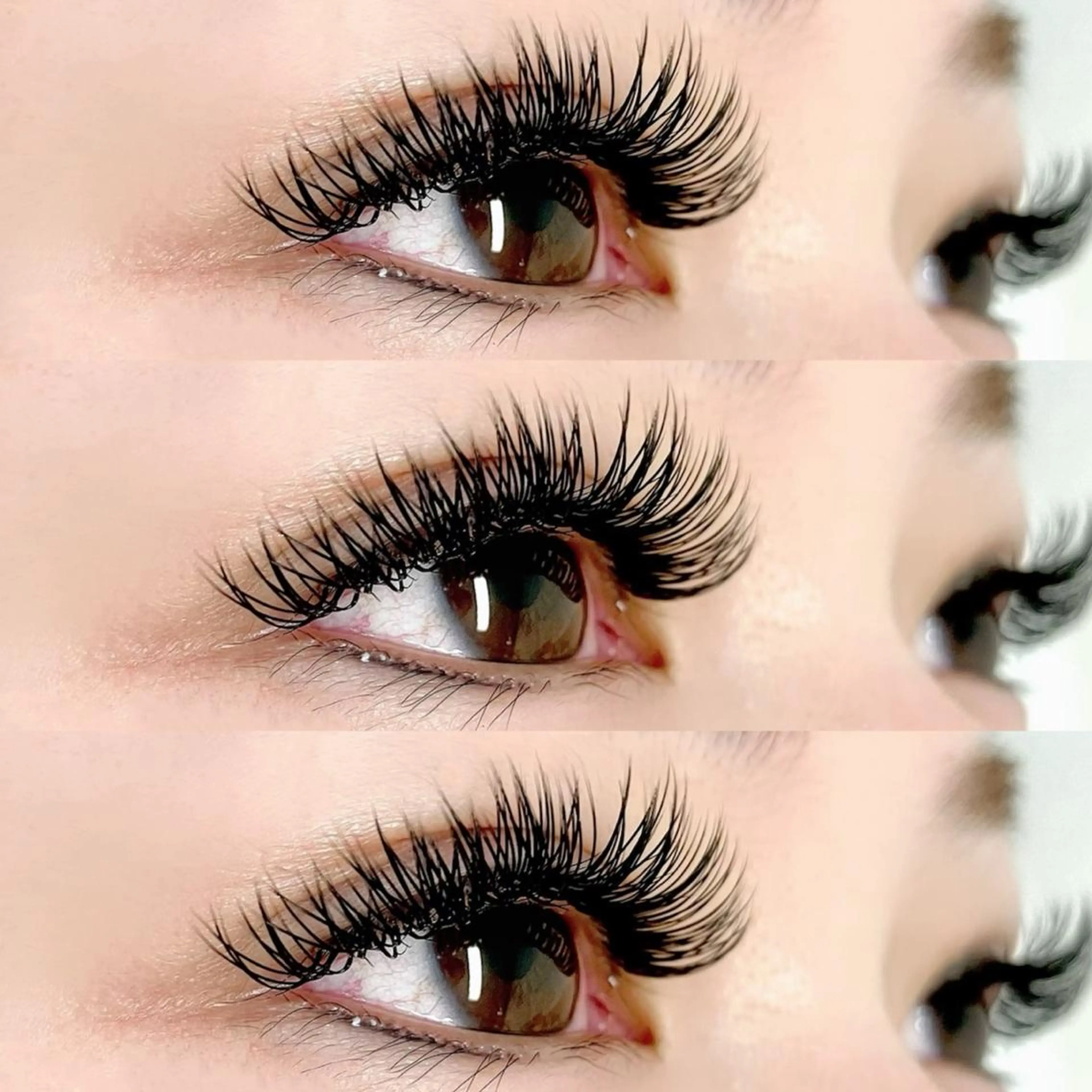 人気NO.2🍒【超持続‼️モチ&濃さ🆙】ダブルフラットラッシュ100束✨⭐️✨⭐️他店オフ込み🌈🤍の写真