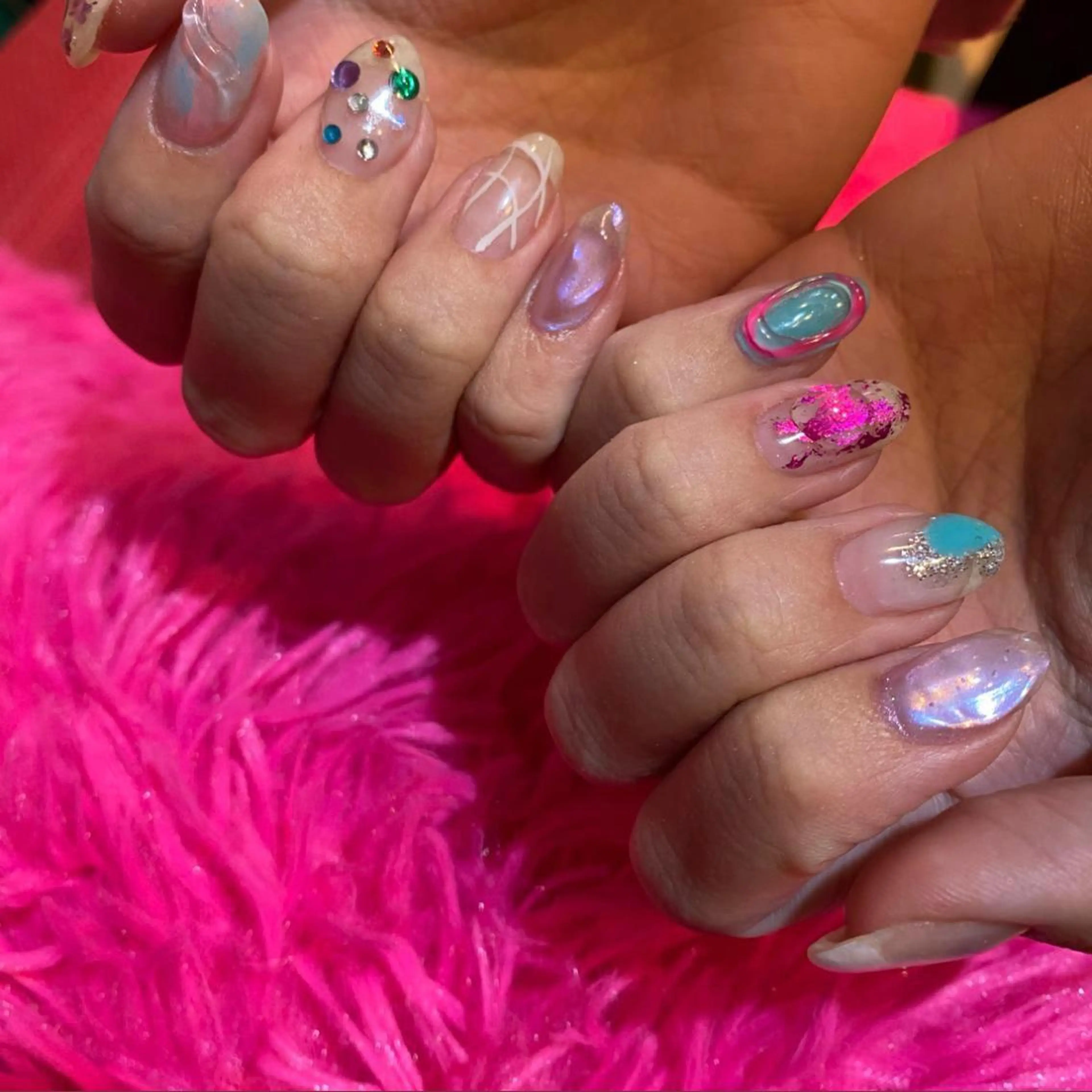 ネイル ゆびノさき茨木店 ニュアンス/アートのネイルデザイン