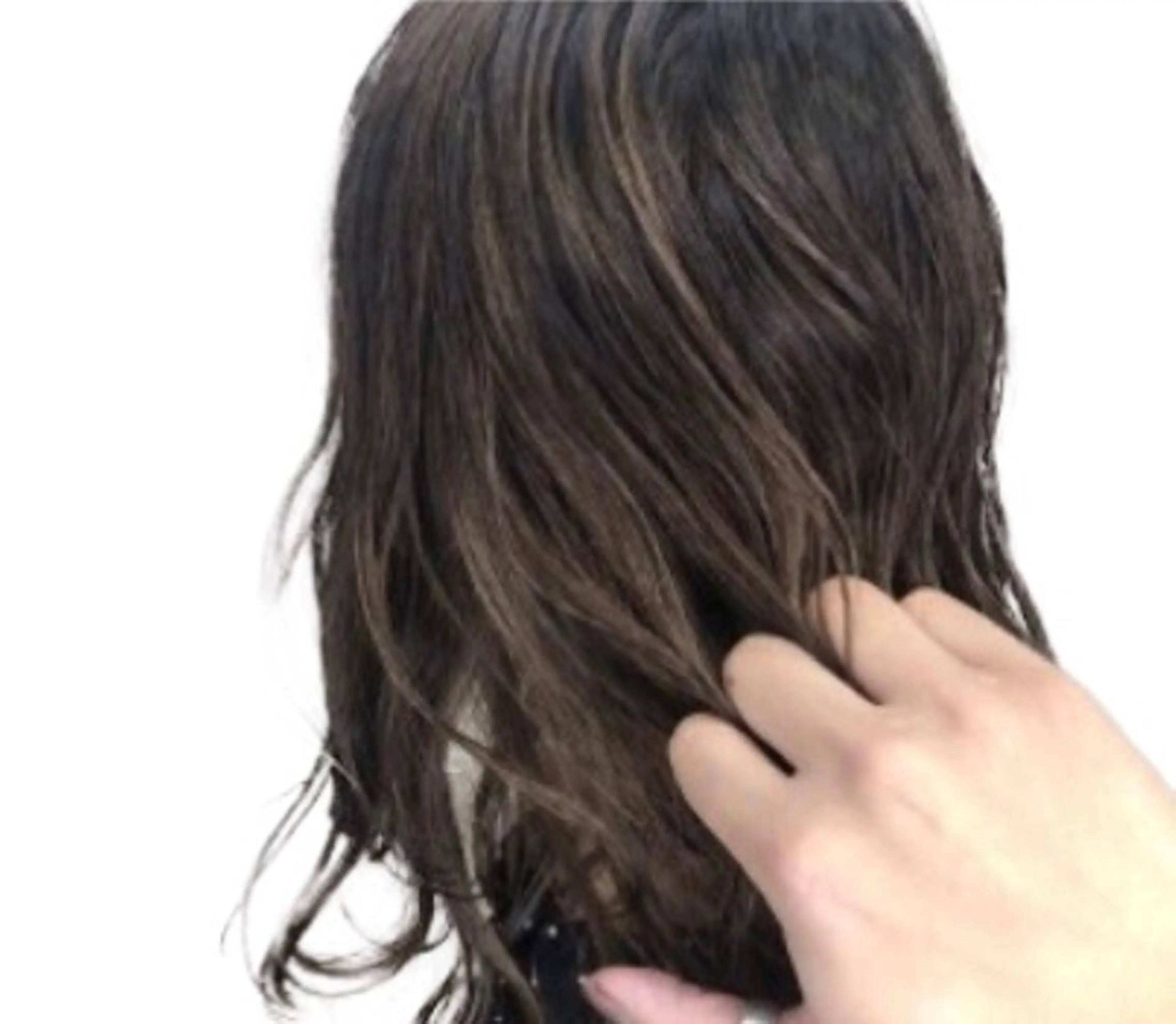 セミロング カラー ケアブリーチ /髪質 改善/古橋圭史郎のヘアスタイル