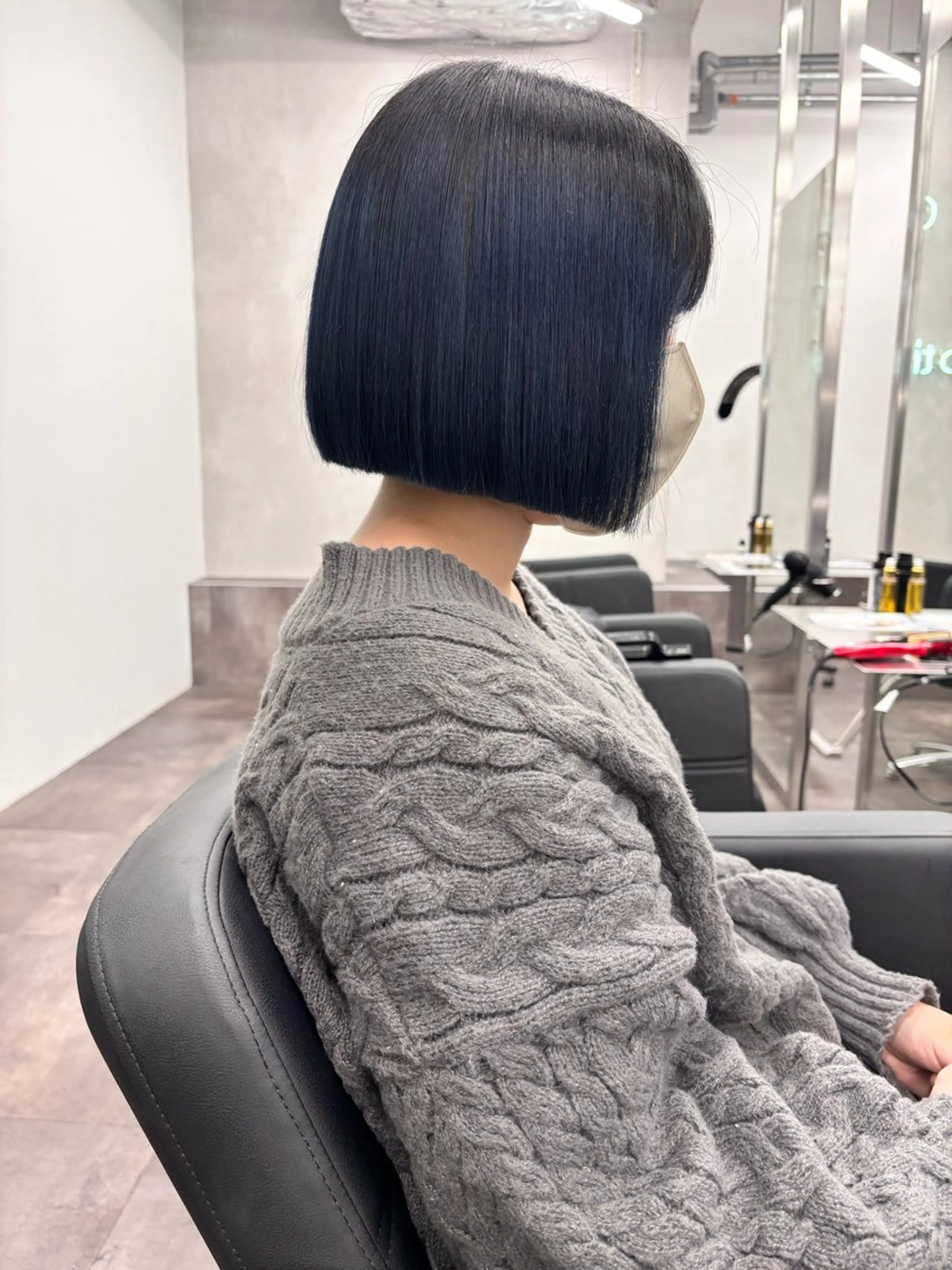 ショート 切りっぱなしボブ ボブ GARTE所属・ゲンキ /ウルフカットのヘアスタイル