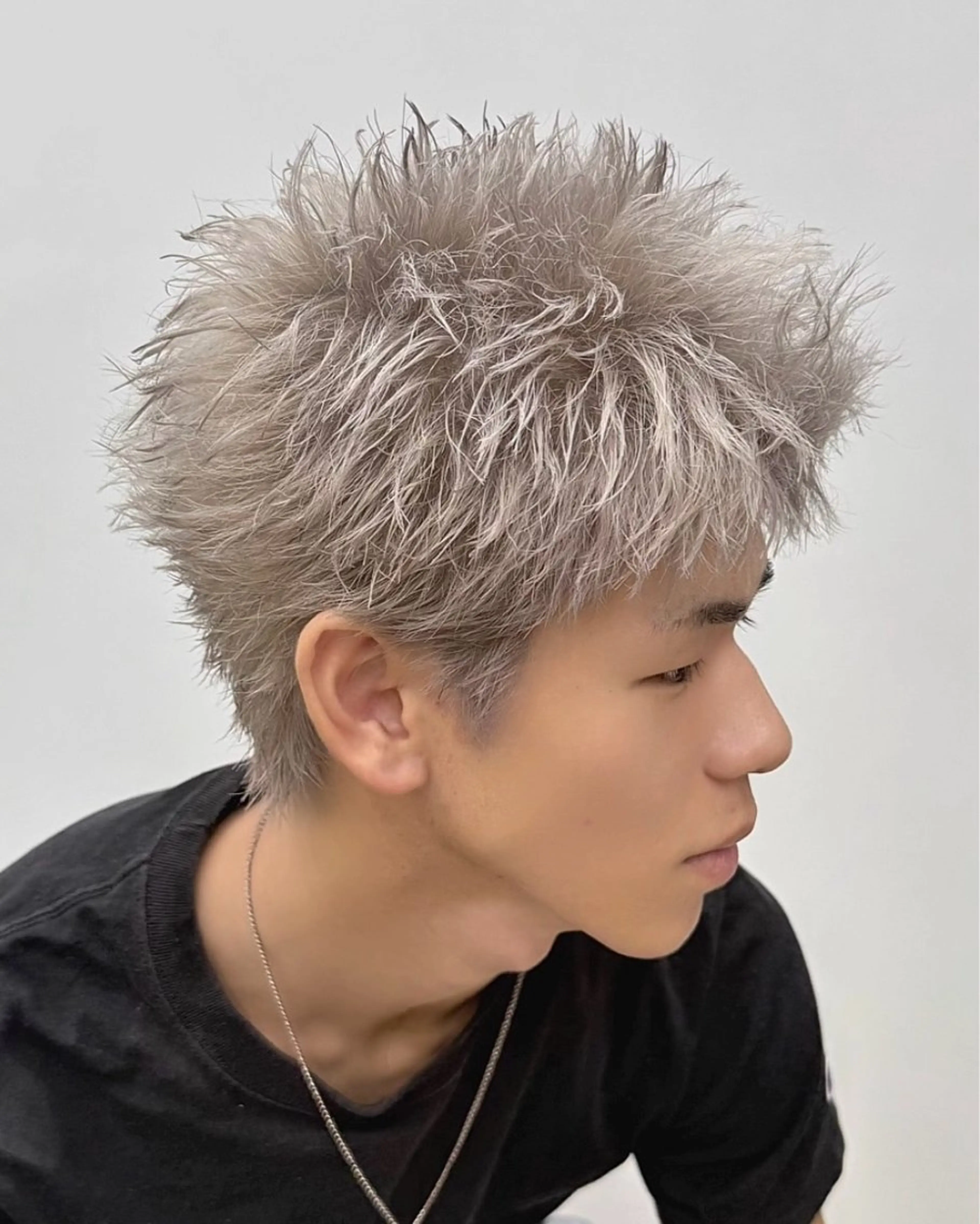 ショート カラー メンズ メンズハイトーン ハイトーンカラー のすけ【HEAD STOCK】のヘアスタイル