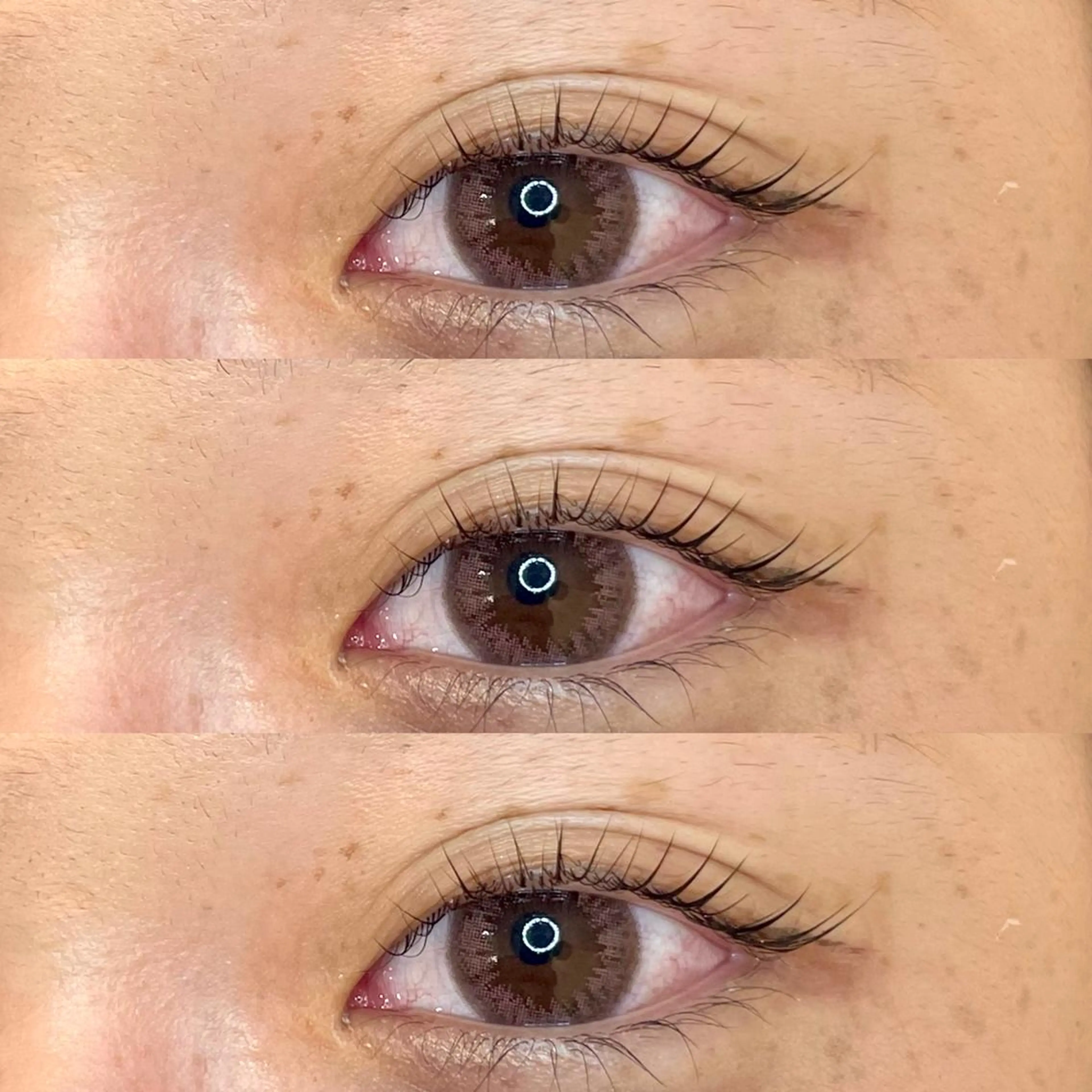 マツエク・マツパ パリジェンヌラッシュリフト 一重×まつ毛パーマ マツパ R-LASH meiのマツエク・マツパデザイン
