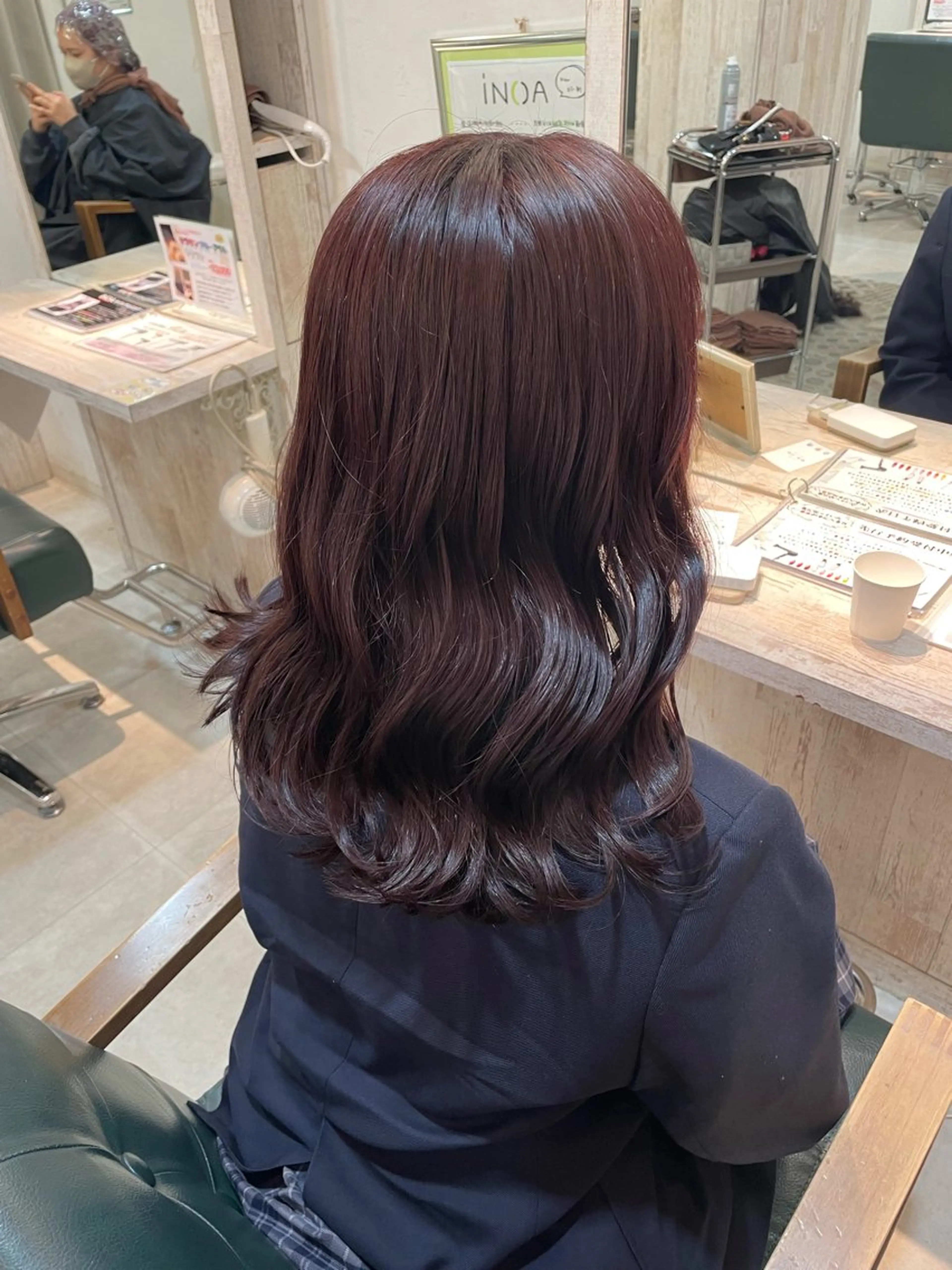 ミディアム ヘアカラー トリートメント 🪼艶カラー🪼 田口彩香のヘアスタイル