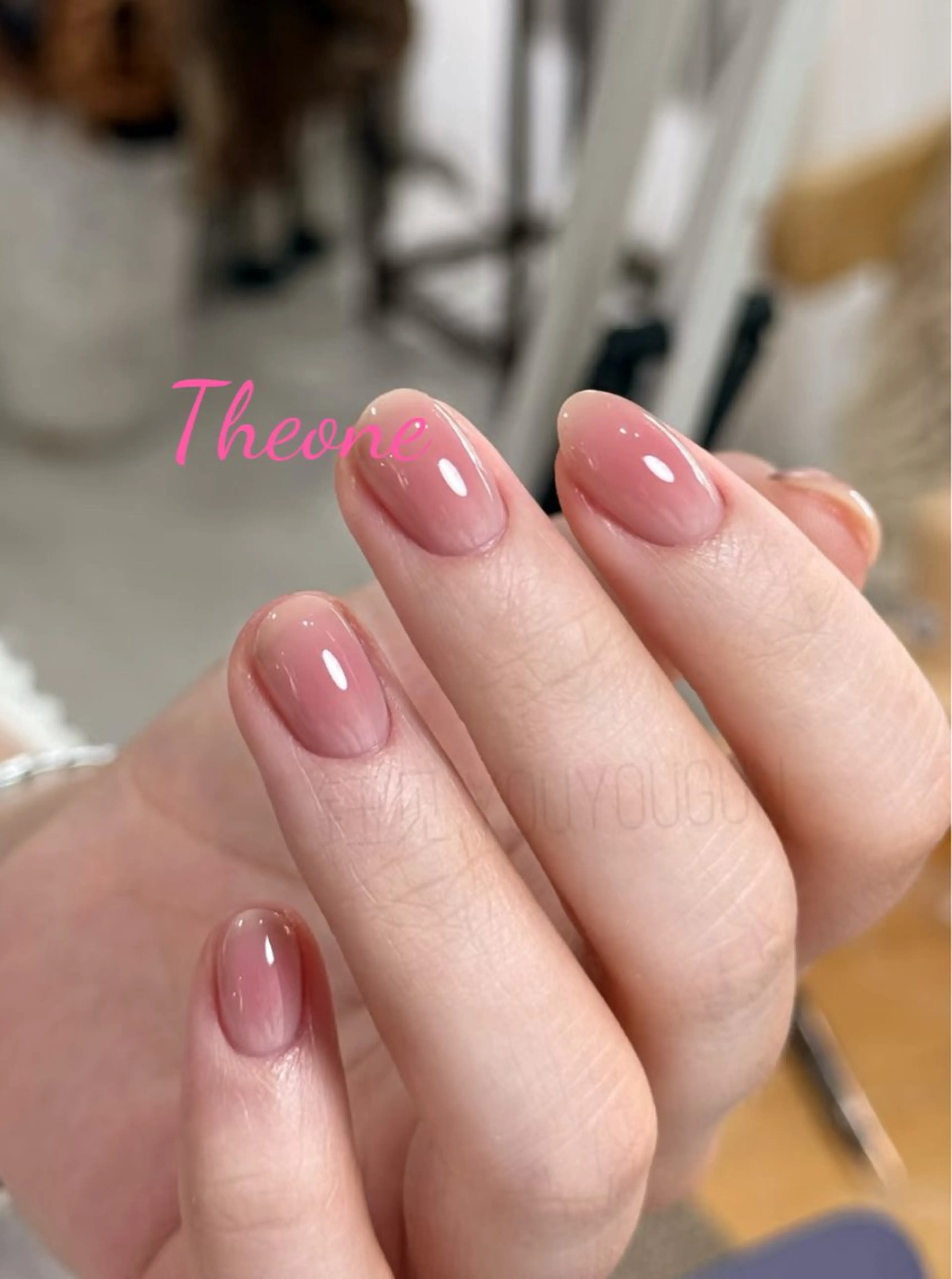 チークネイルの写真