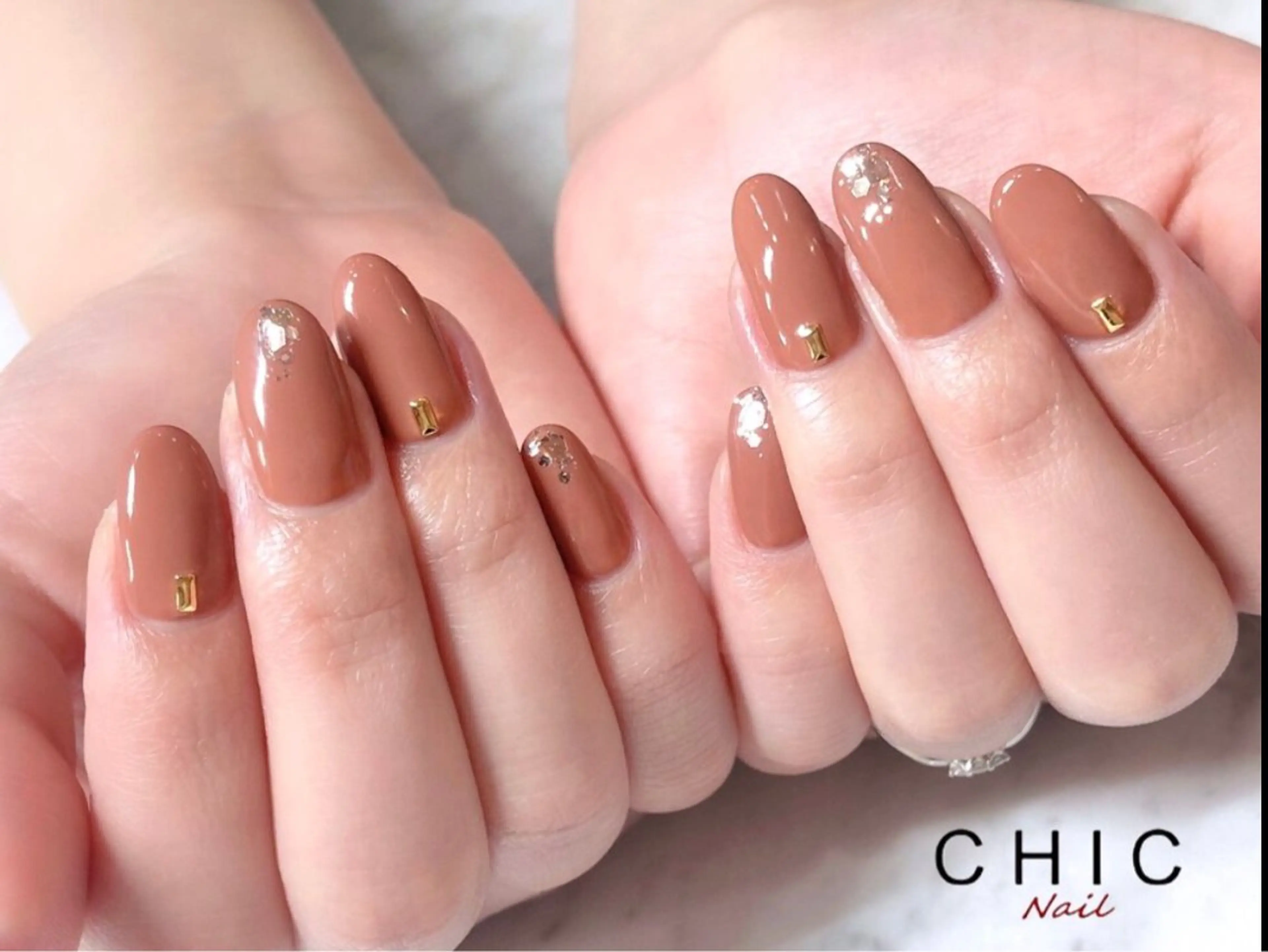 ネイル アートネイル ワンカラーネイル ハンドネイル CHICnail🪽 /目黒/パラジェルのネイルデザイン