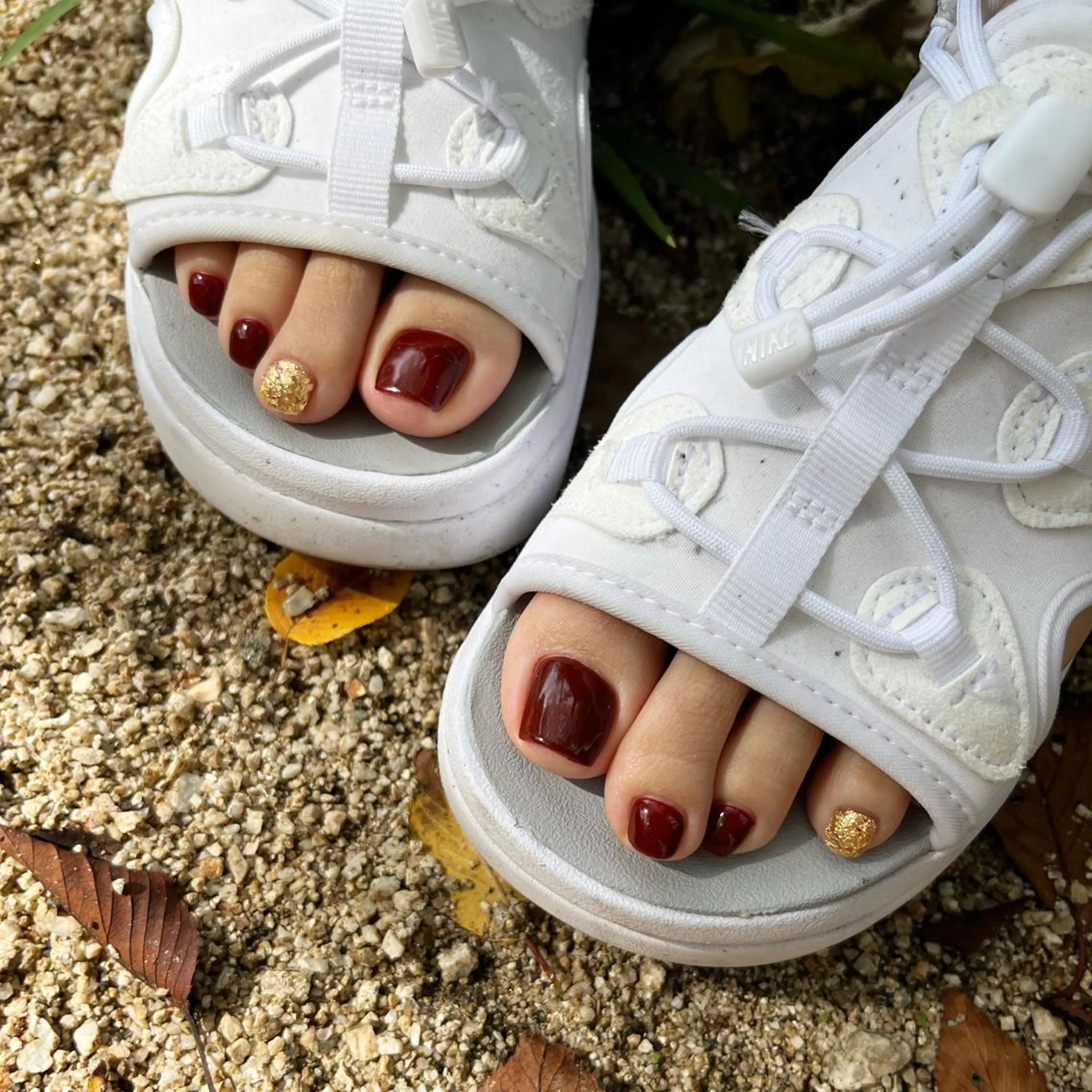 ネイル ボルドー ワンカラーネイル 587nail *のネイルデザイン