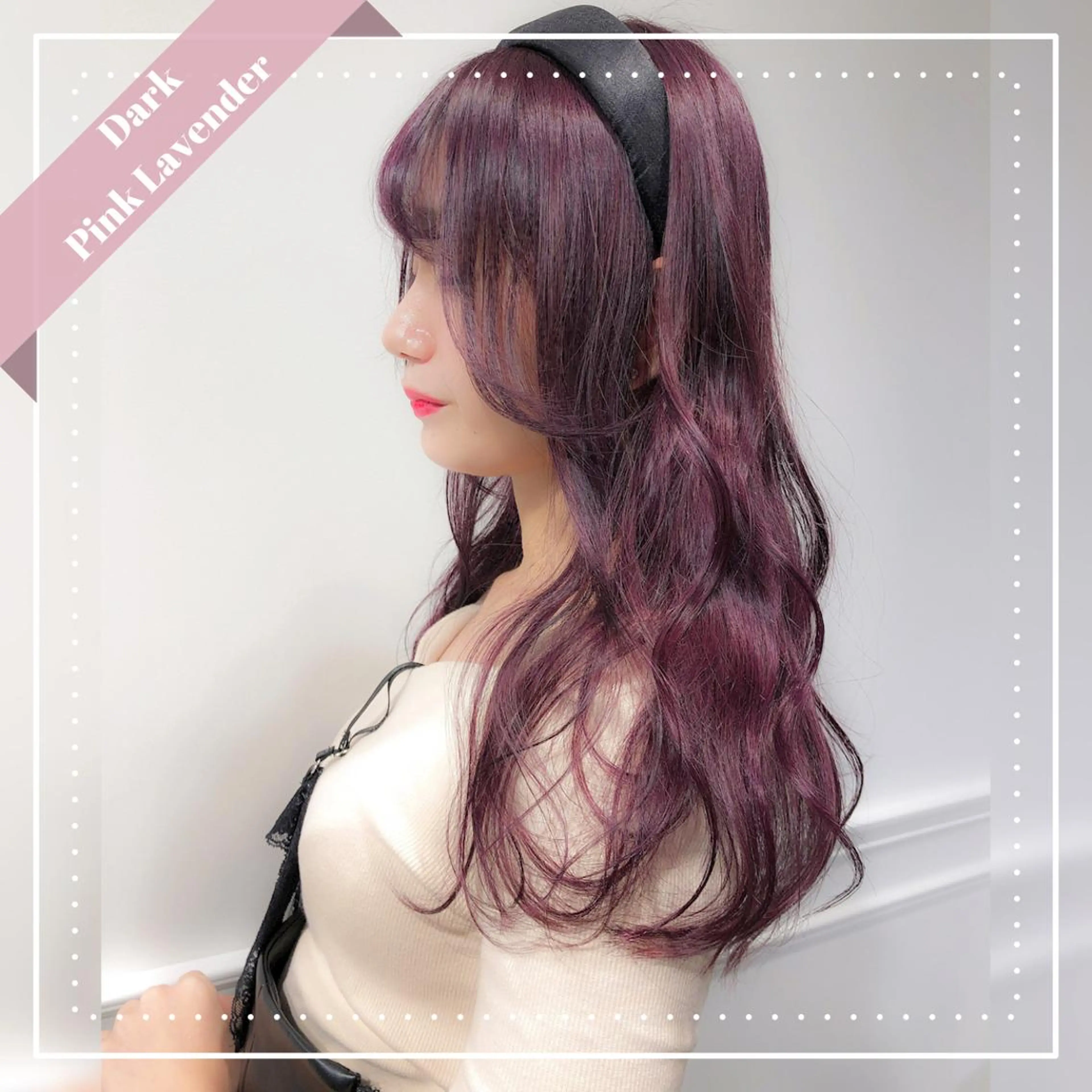 ロング カラー ブリーチ カット ヘアカラー LOTTA CUCCI所属・miyu /トレンド カラー×艶髪のヘアスタイル