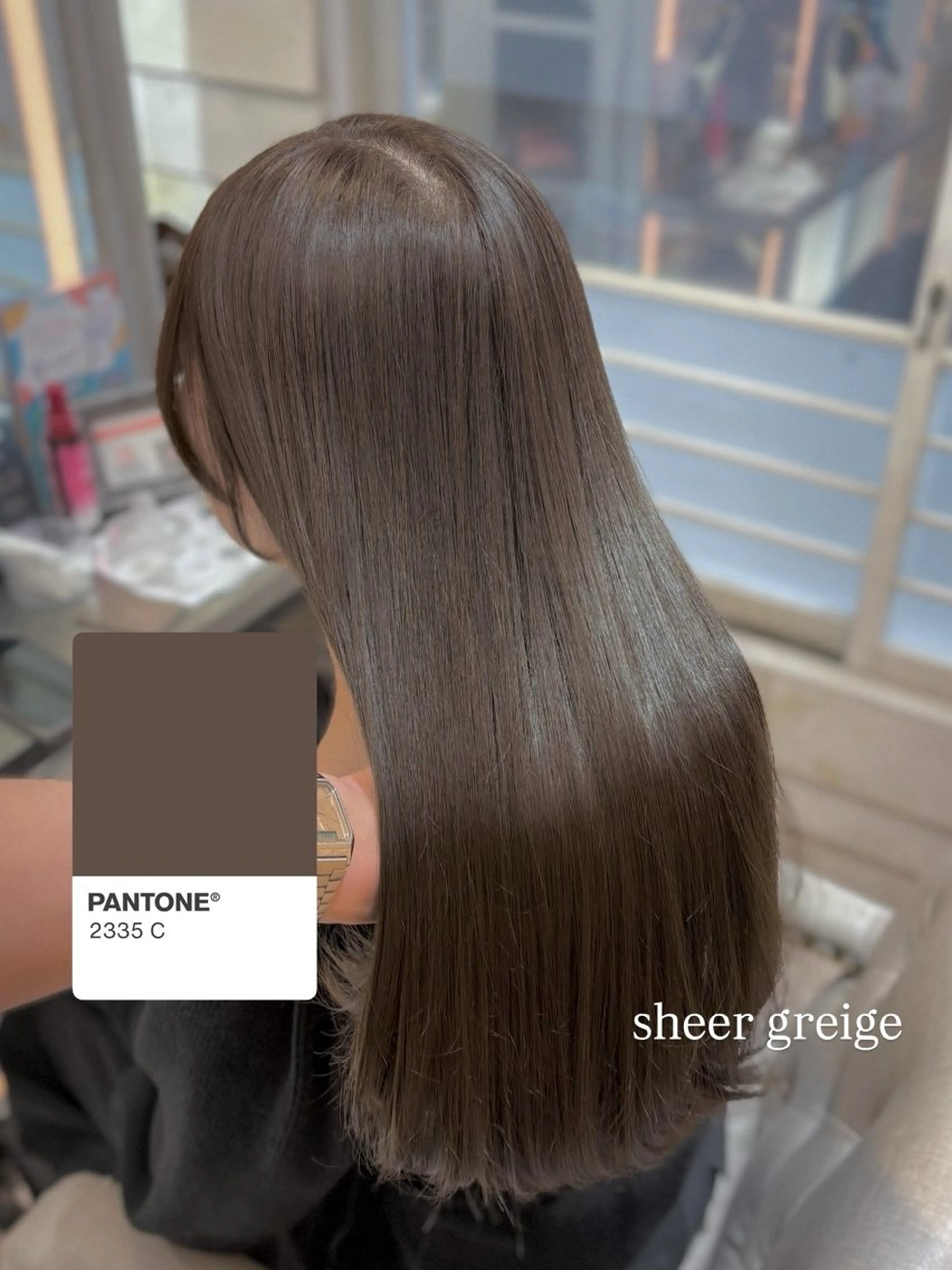 ロング カラー グレージュ|くすみ× 透明感|kazutoのヘアスタイル