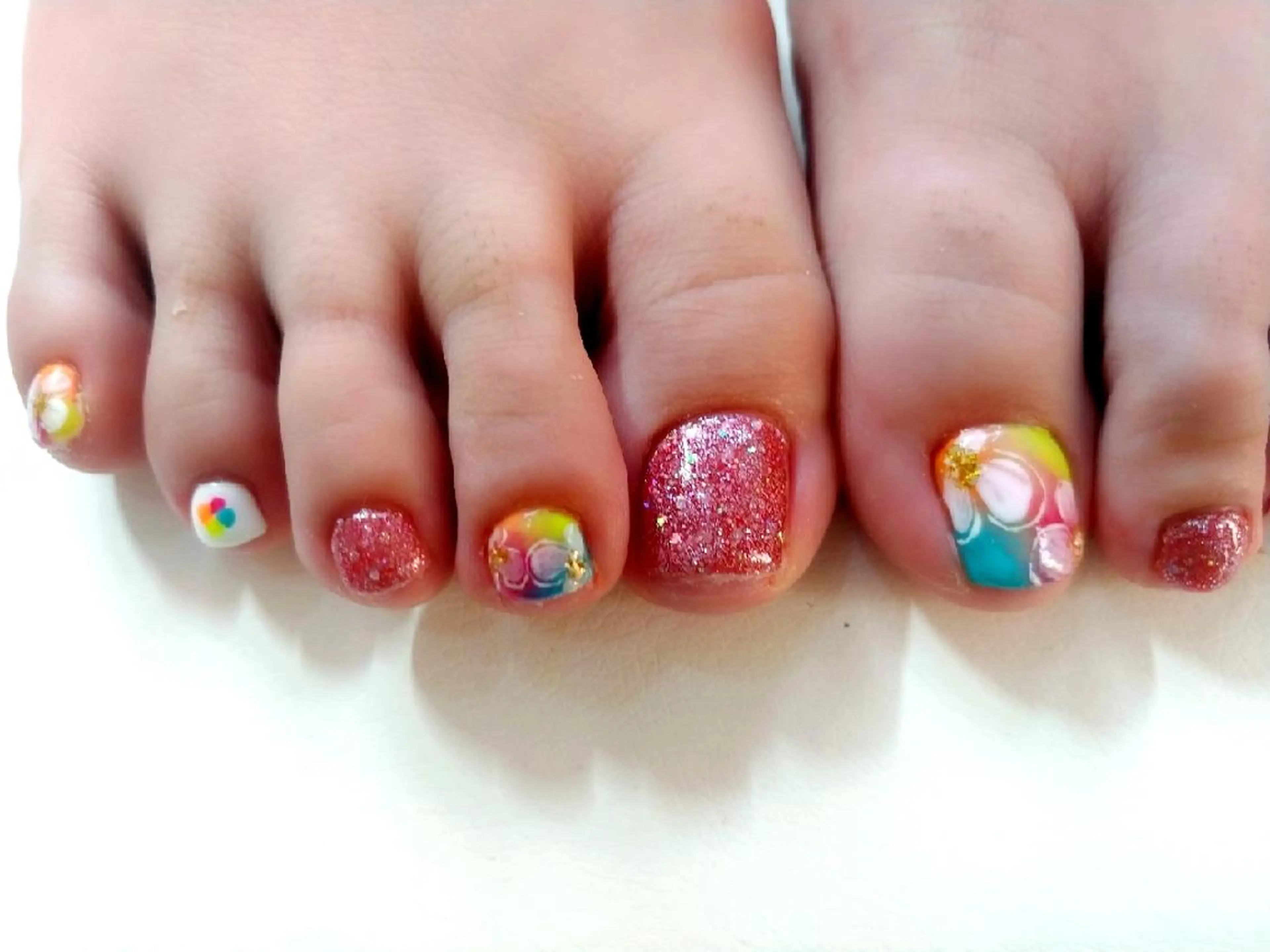 ネイル 持ち込み フットネイル nail  Culleoのネイルデザイン